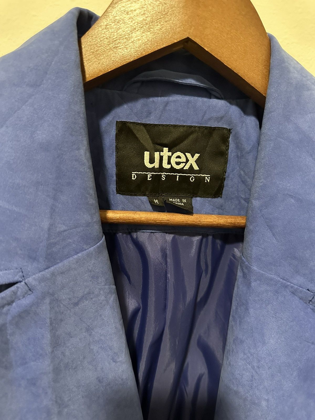 Vintage Blue suede trench coat with belt Size M / US 6-8 / IT 42-44 - 3 Thumbnail