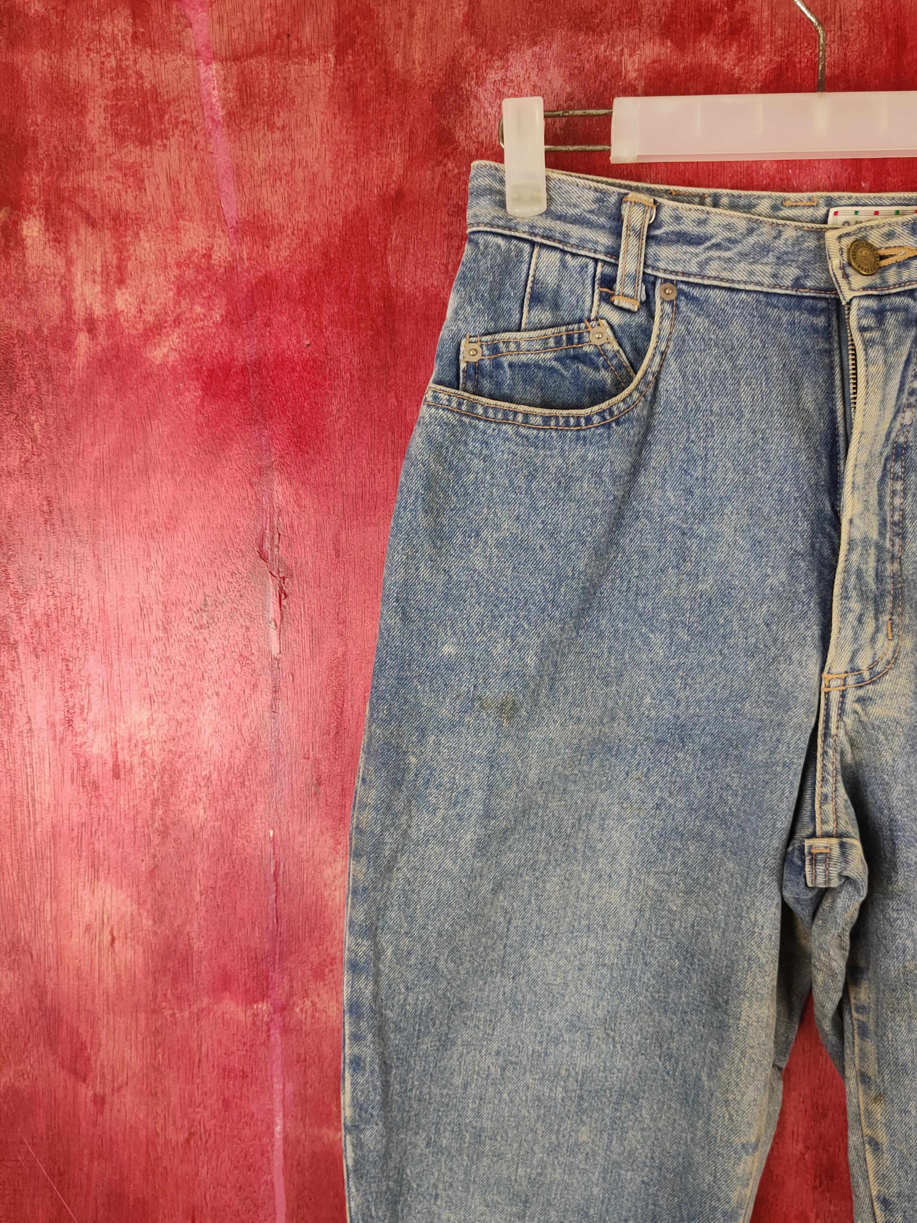 Japanese Brand Gaytog's Blue Faded Distressed Ripped Jeans #S1770 Size 28" / US 6 / IT 42 - 3 Thumbnail