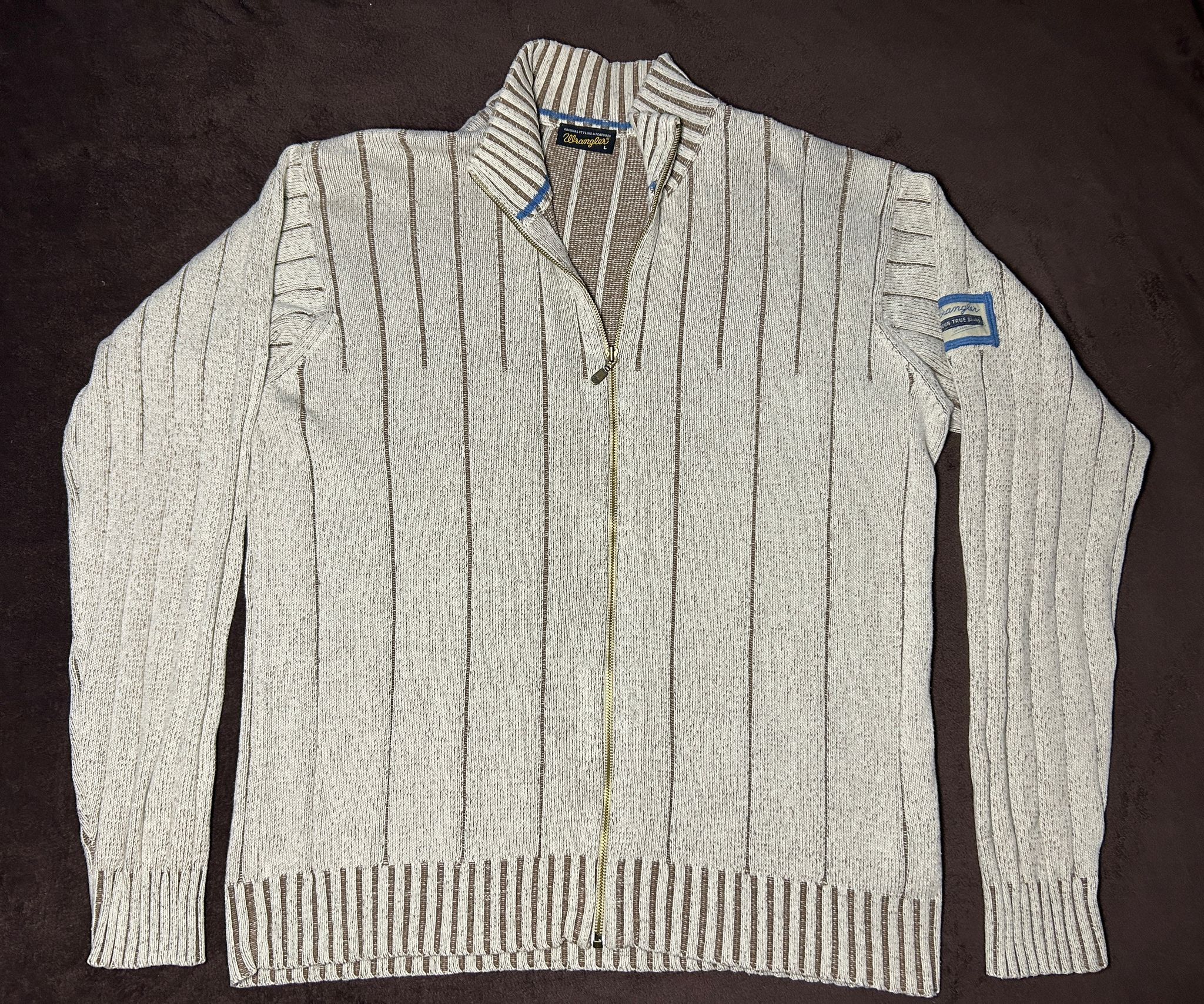 Wrangler Vintage |Boxy| Ribbed Sweater|Avant garde|Wrangler| L Size US L / EU 52-54 / 3 - 1 Thumbnail