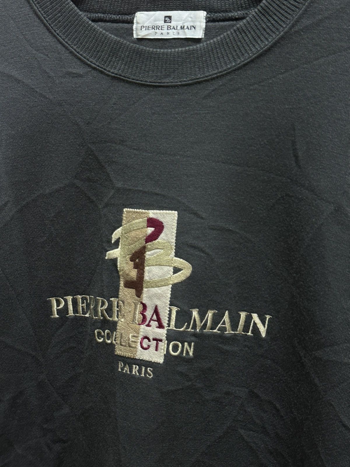 Pierre Balmain Vintage Pierre Balmain Collection Paris Sweatshirt Crewneck Size US L / EU 52-54 / 3 - 7 Thumbnail