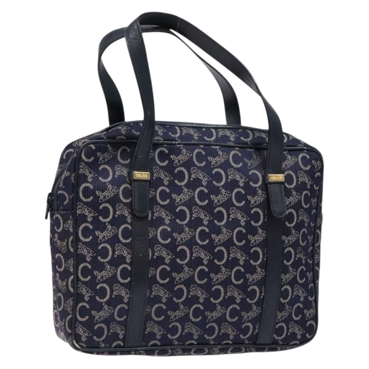 Celine CELINE Sulky Hand Bag Canvas Navy Size ONE SIZE - 1 Thumbnail