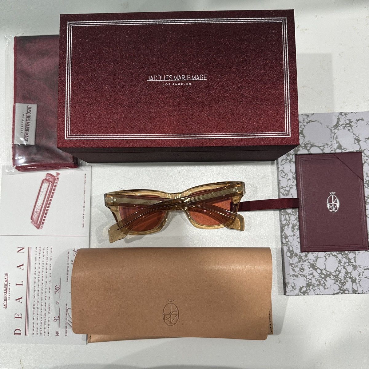 JMM DEALAN TAN SUNGLASSES