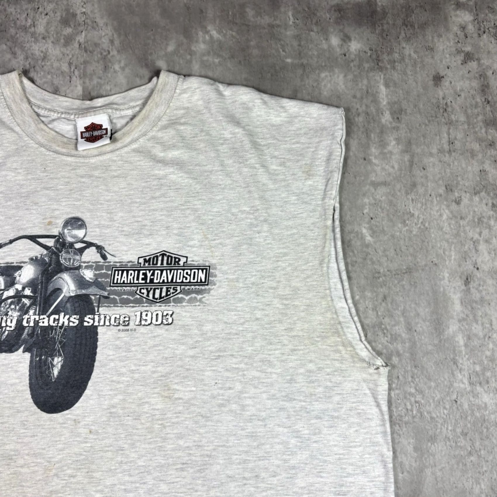 Harley Davidson VINTAGE Harley-Davidson Sleeveless Shirt Biker Double Sided Adult 2XL 2000s Size US XXL / EU 58 / 5 - 7 Thumbnail