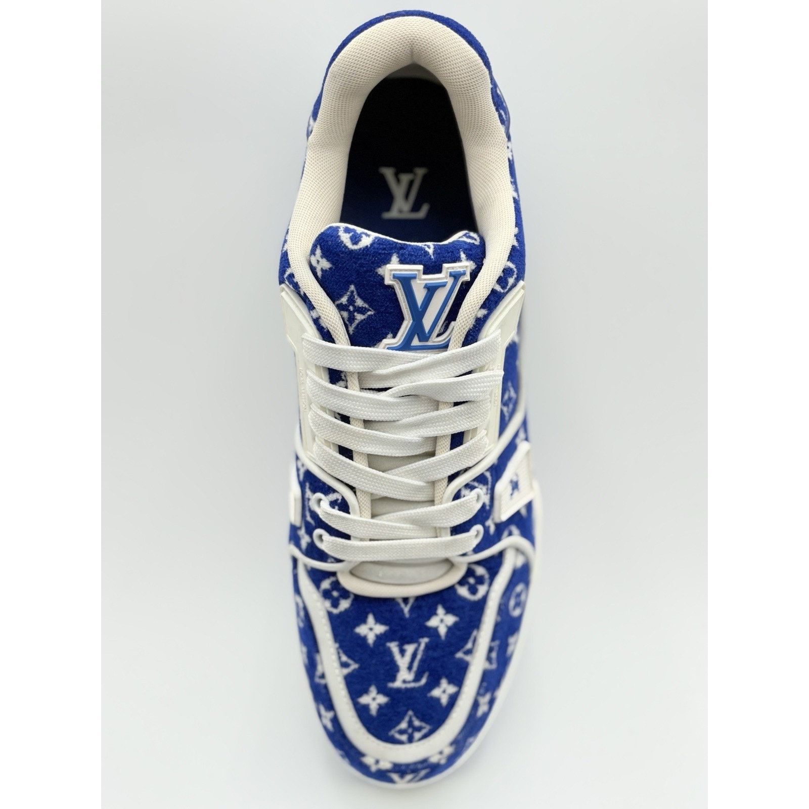 Louis Vuitton Louis Vuitton Trainer ' Blue Monogram ' | SUPER CLEAN! Size US 9.5 / EU 42-43 - 11 Thumbnail