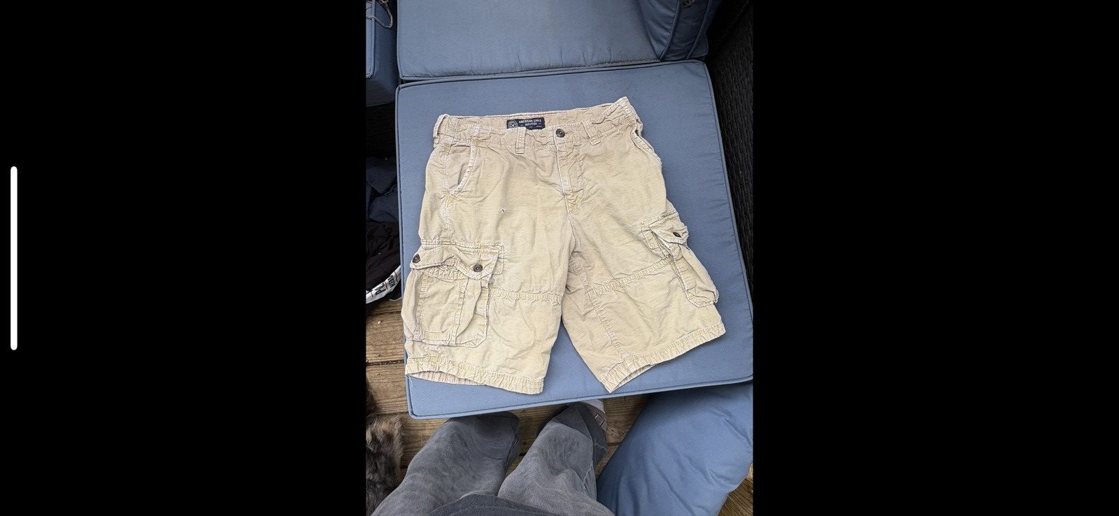 American Eagle Outfitters American eagle khaki cargo shorts Size US 30 / EU 46 - 1 Thumbnail
