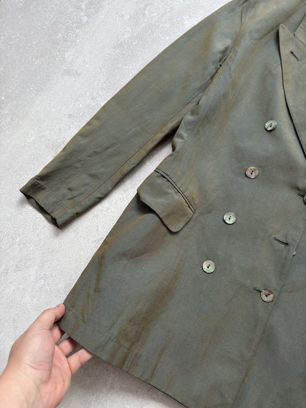 Jean Paul Gaultier Jean Paul Gaultier Blazer Jacket Double Breasted Satin Sheen Size M / US 6-8 / IT 42-44 - 5 Thumbnail