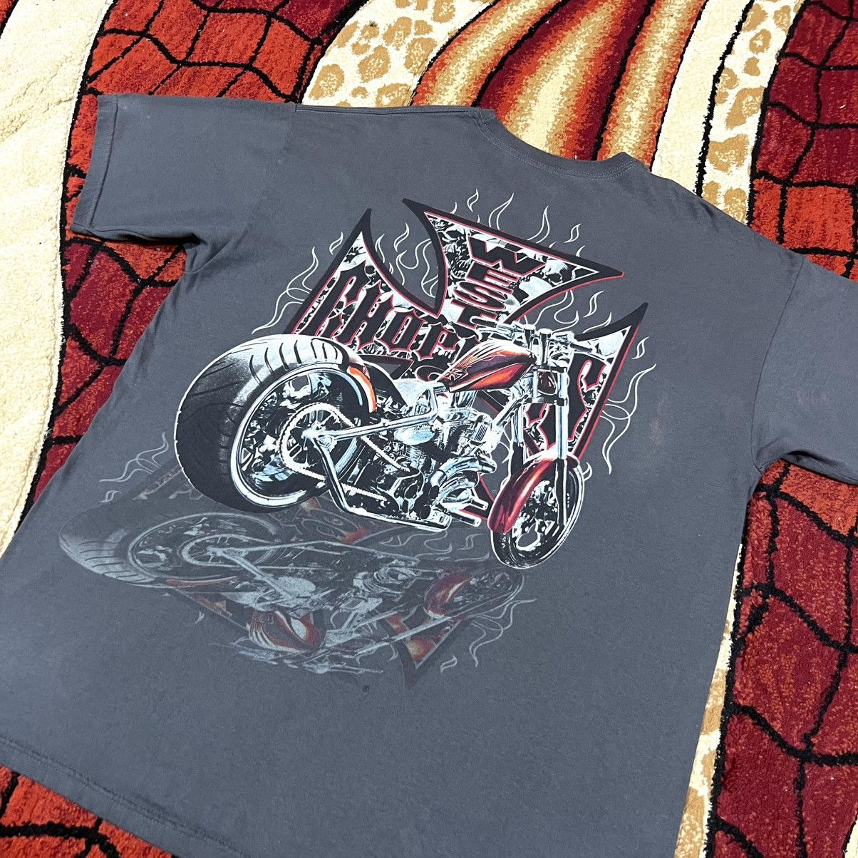West Coast Choppers Vintage West Coast Choppers Rare T Shirt Size US XL / EU 56 / 4 - 1 Thumbnail
