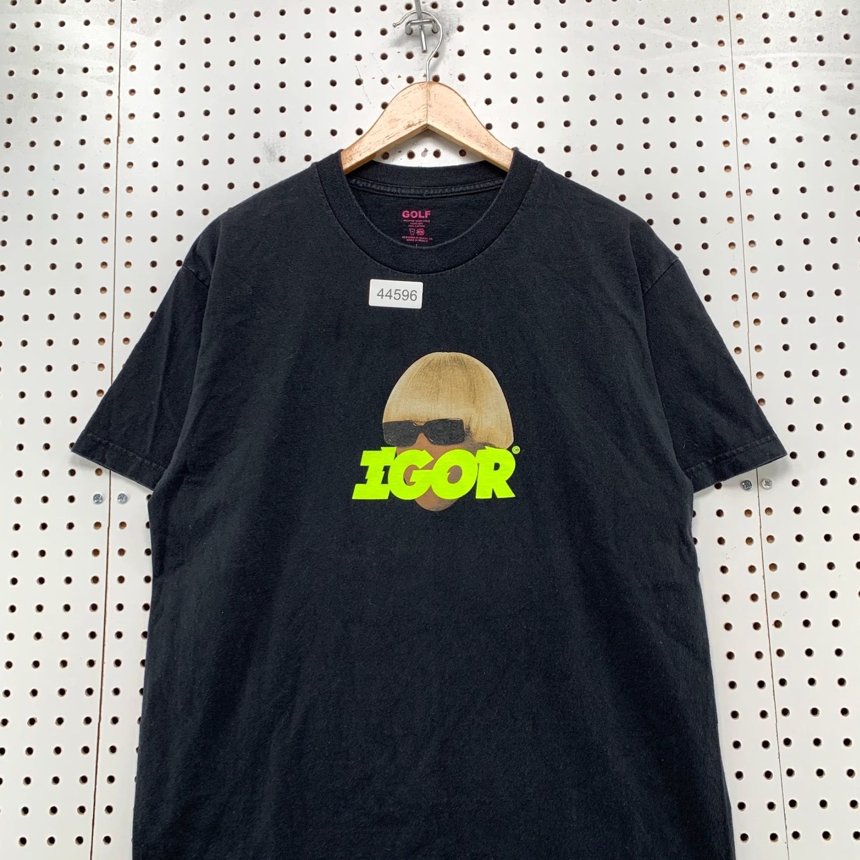 Golf Wang Golf Wang Igor Shirt Mens Large Black Tyler Creator Black Short Sleeve Size US L / EU 52-54 / 3 - 2 Thumbnail