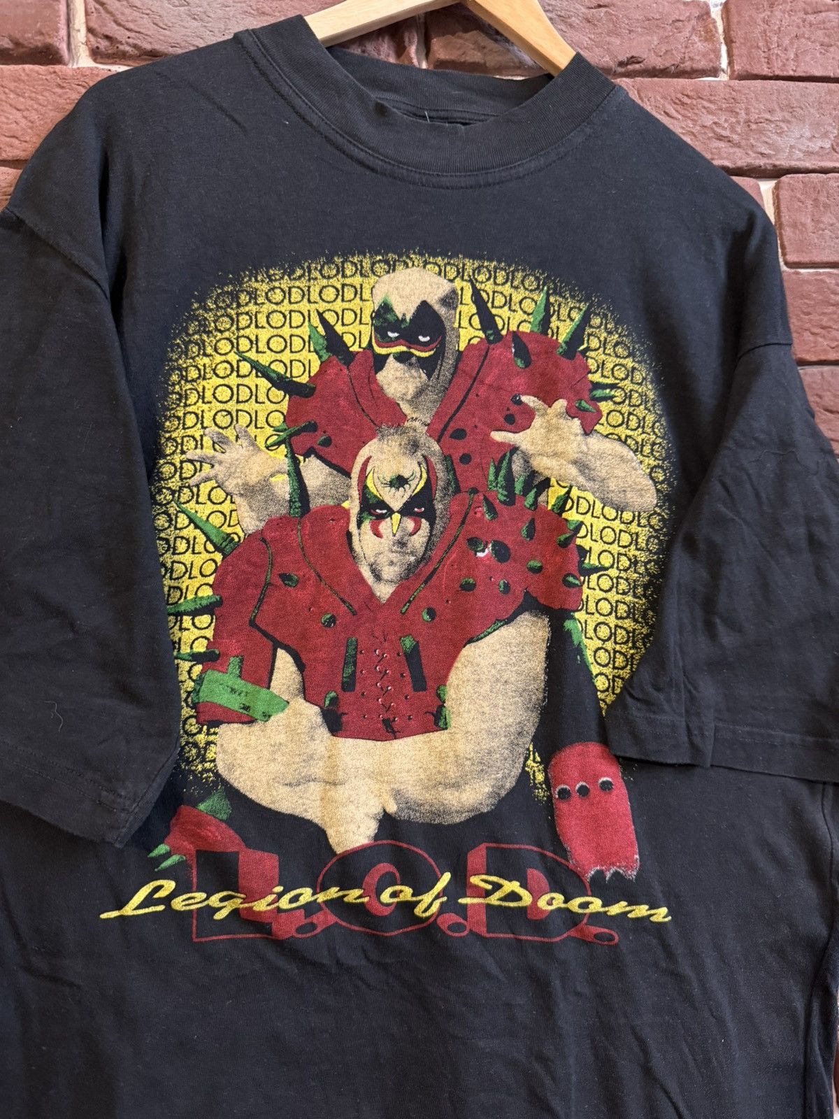 Vintage Rare Legion Of Doom Vintage 90s Rare Wrestling Tee WWF WWE Size US L / EU 52-54 / 3 - 2 Thumbnail