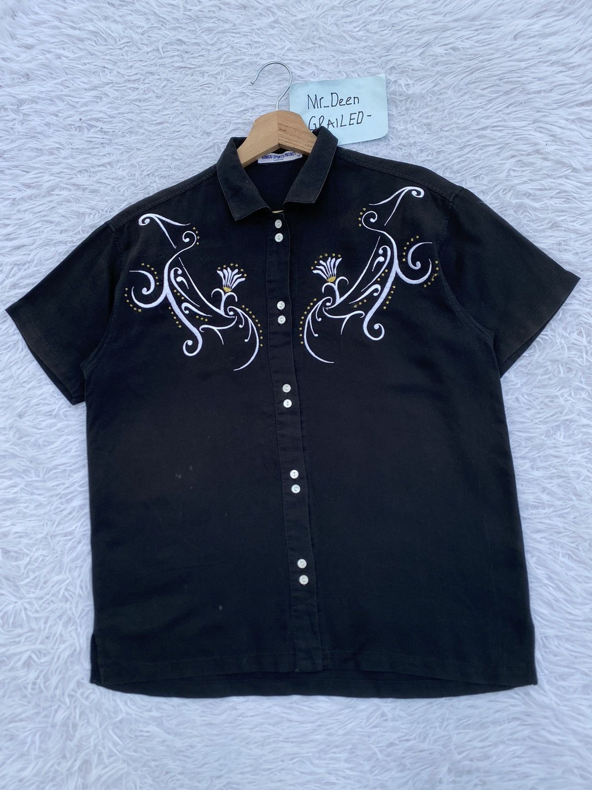 Kansai Yamamoto Rare KansaiYamamoto Kansai Sport Projects Buttons Shirt Size US M / EU 48-50 / 2 - 3 Thumbnail