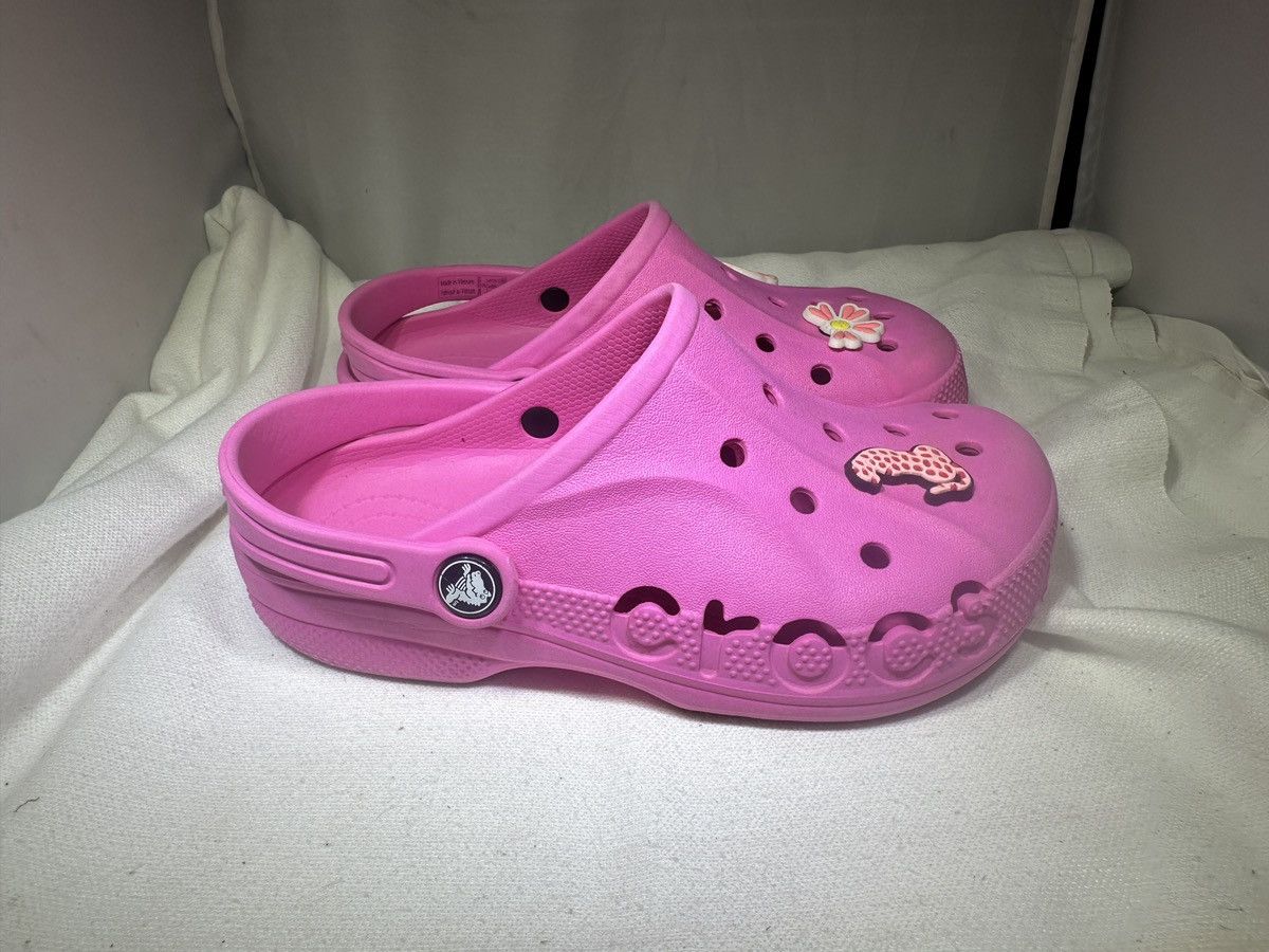 Crocs PreOwned Crocs Pink Junior Kids 3 Size US 4 / IT 34 - 3 Thumbnail