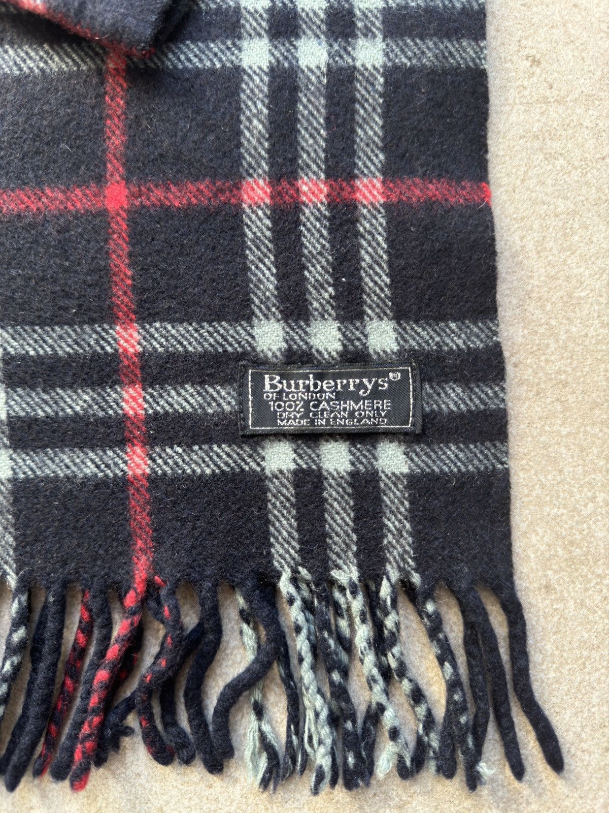 Burberry Burberry blue navy scarf Size ONE SIZE - 2 Thumbnail