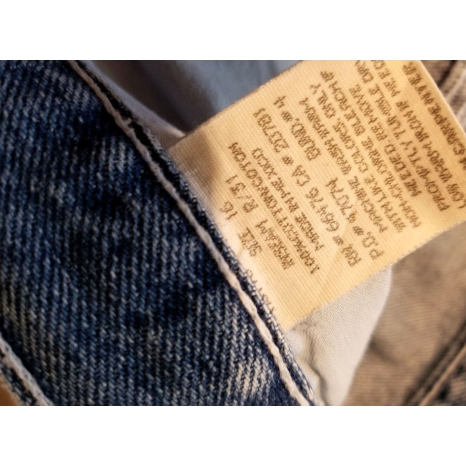 Tommy Hilfiger VINTAGE Tommy Hilfiger Jeans Womens 16 Denim Baggy Straight Blue Pants Size 38" / US 16 / IT 52 - 7 Thumbnail