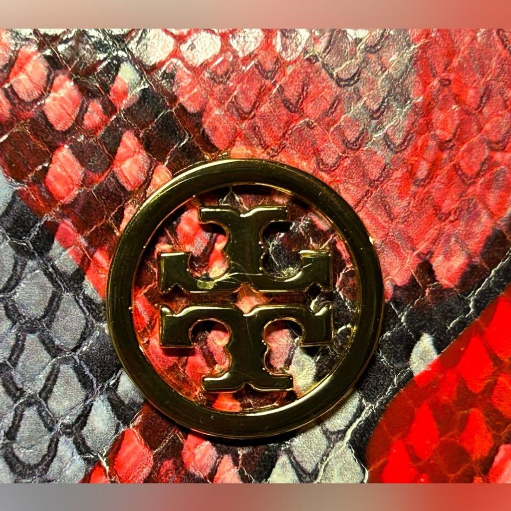 Tory Burch Tory Burch Python Embossed Leather Zip Around Wallet - NWOT Size ONE SIZE - 3 Thumbnail