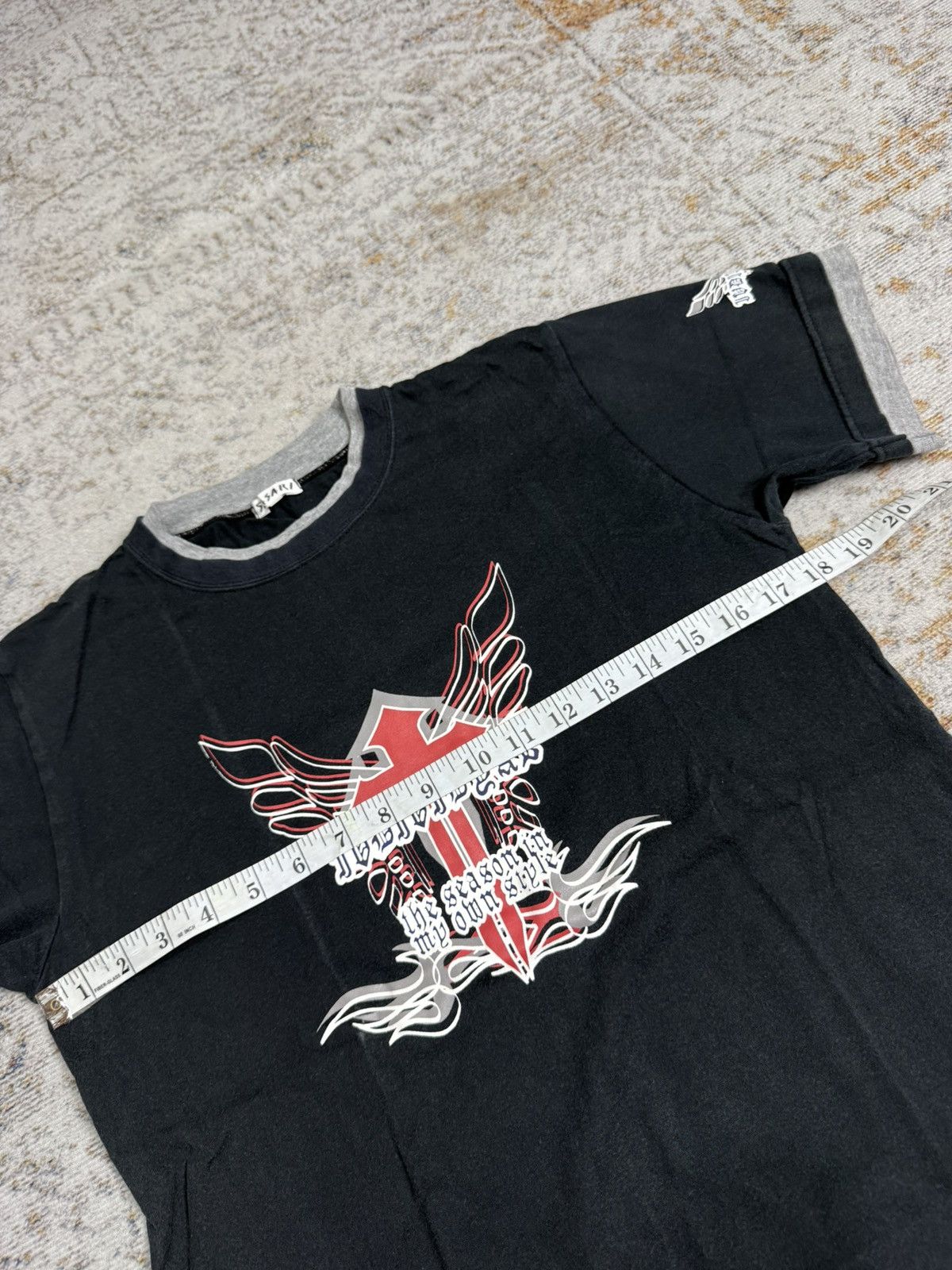 Hysteric Glamour Sasari cross ifsix style tshirt Size US M / EU 48-50 / 2 - 10 Thumbnail