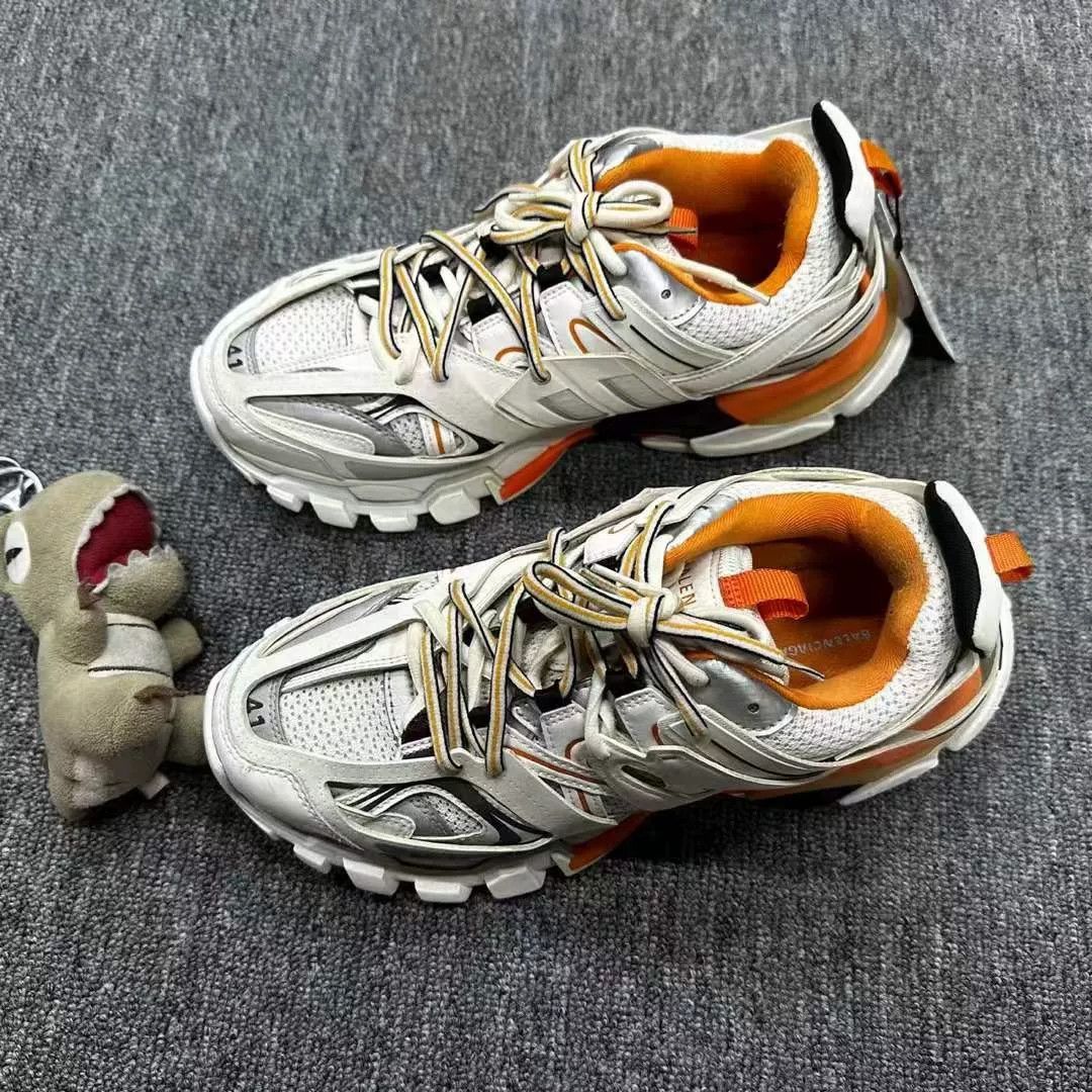 Balenciaga Balenciaga Track 41 White Orange Size US 8 / EU 41 - 1 Thumbnail
