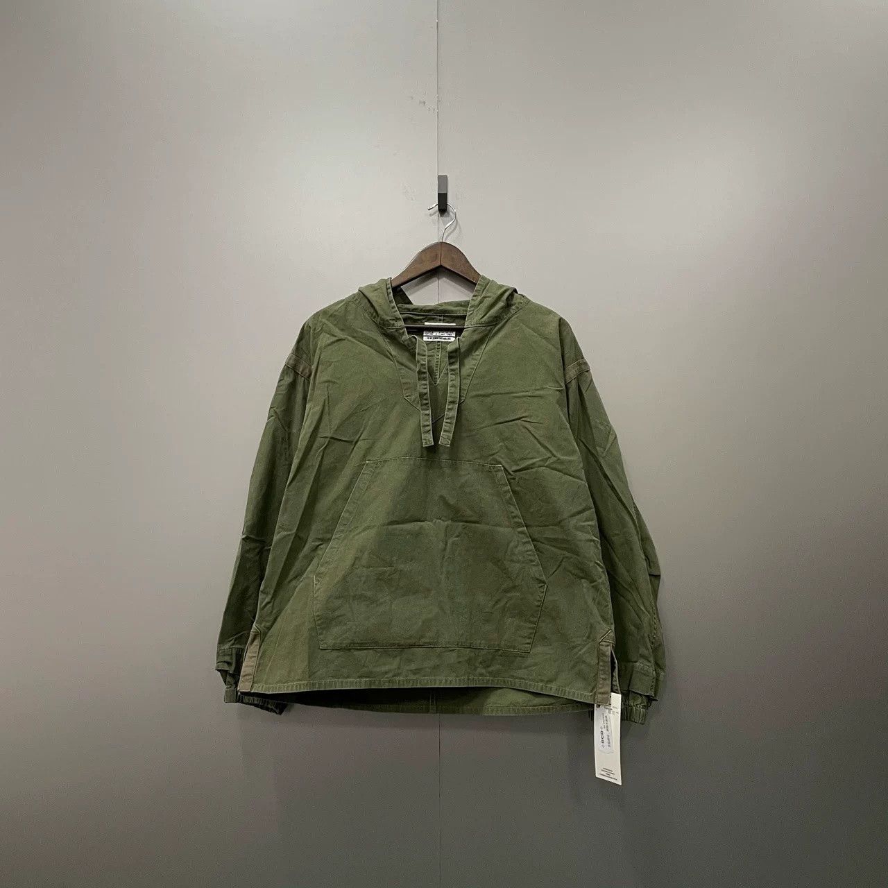 NEXUSVII NEXUSVII Gray-Green Nylon Hoodie Size US S / EU 44-46 / 1 - 1 Thumbnail