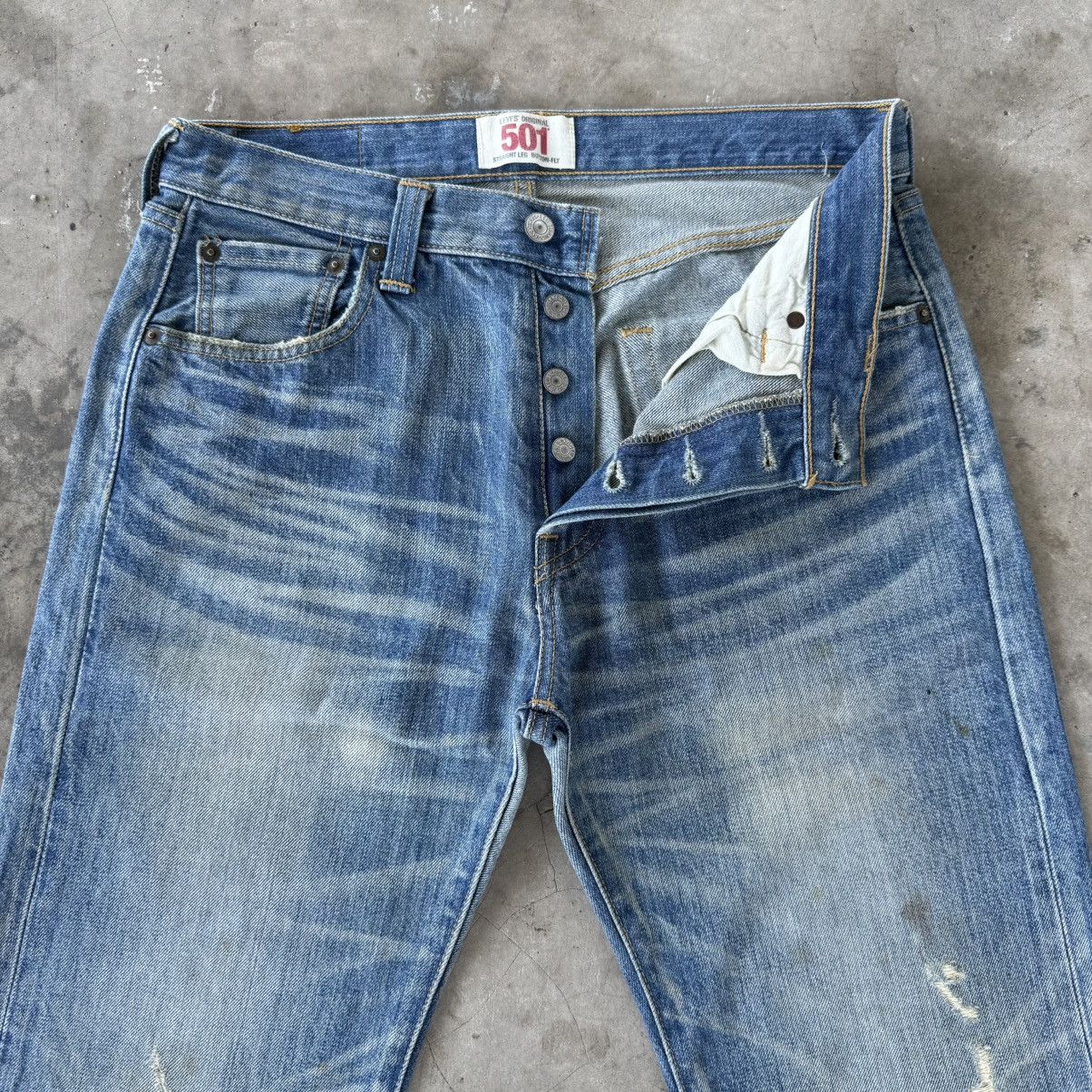 Levi's Vintage Clothing W30 Vintage Levi's 501 Faded Mud Wash Denim Jean Pants Size US 30 / EU 46 - 9 Thumbnail
