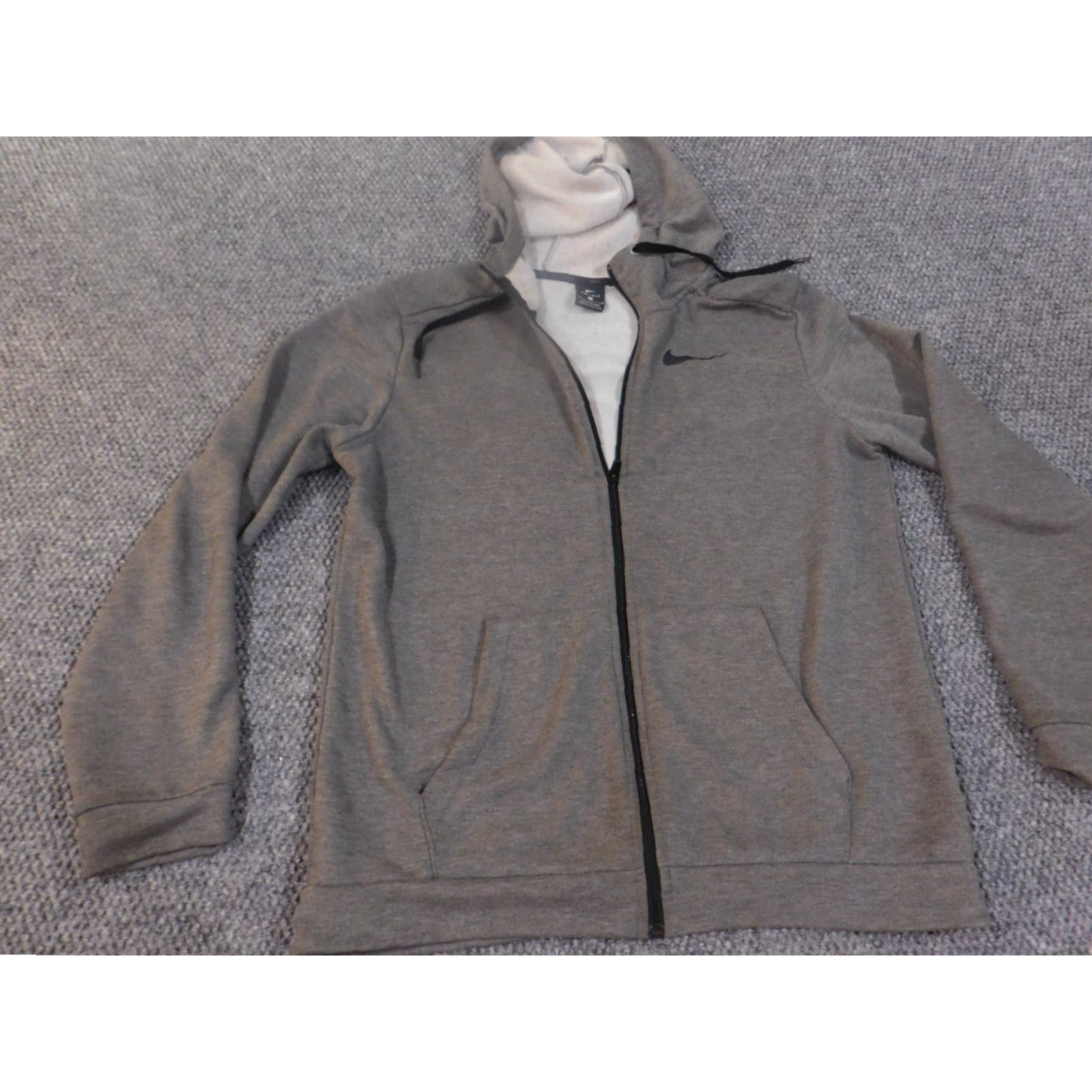 Nike Nike Jacket Mens M Gray Dri-fit Windbreaker Full Zip Logo Performance Stretch Vintage No Size US M / EU 48-50 / 2 - 3 Thumbnail