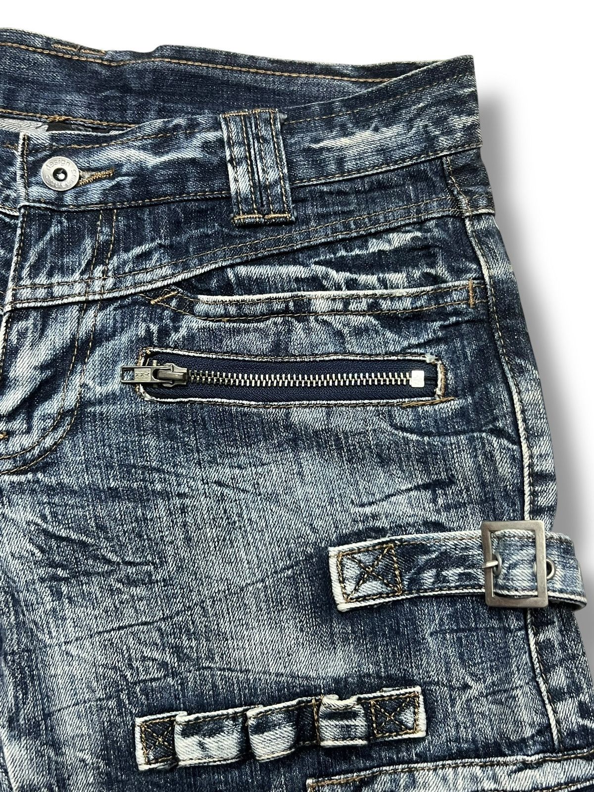 semanticdesign Vintage Semantic Design Multi-Pocket Cargo - Thunder Flared Size US 31 - 9 Thumbnail