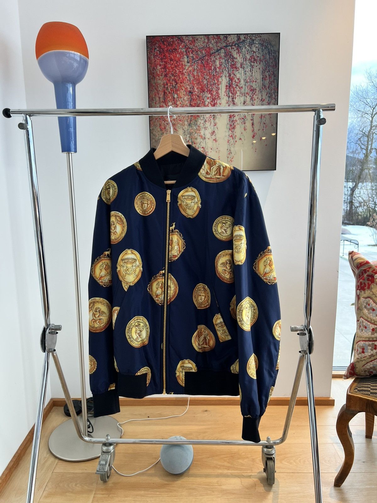 Versace Versace Coin Print Bomberjacket Size US M / EU 48-50 / 2 - 2 Thumbnail