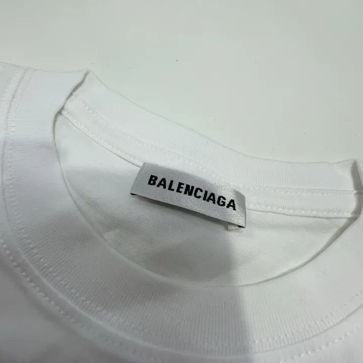 Balenciaga Balenciaga Logo Print Regular Fit T-Shirt 0079-2507 Size S / US 4 / IT 40 - 5 Thumbnail