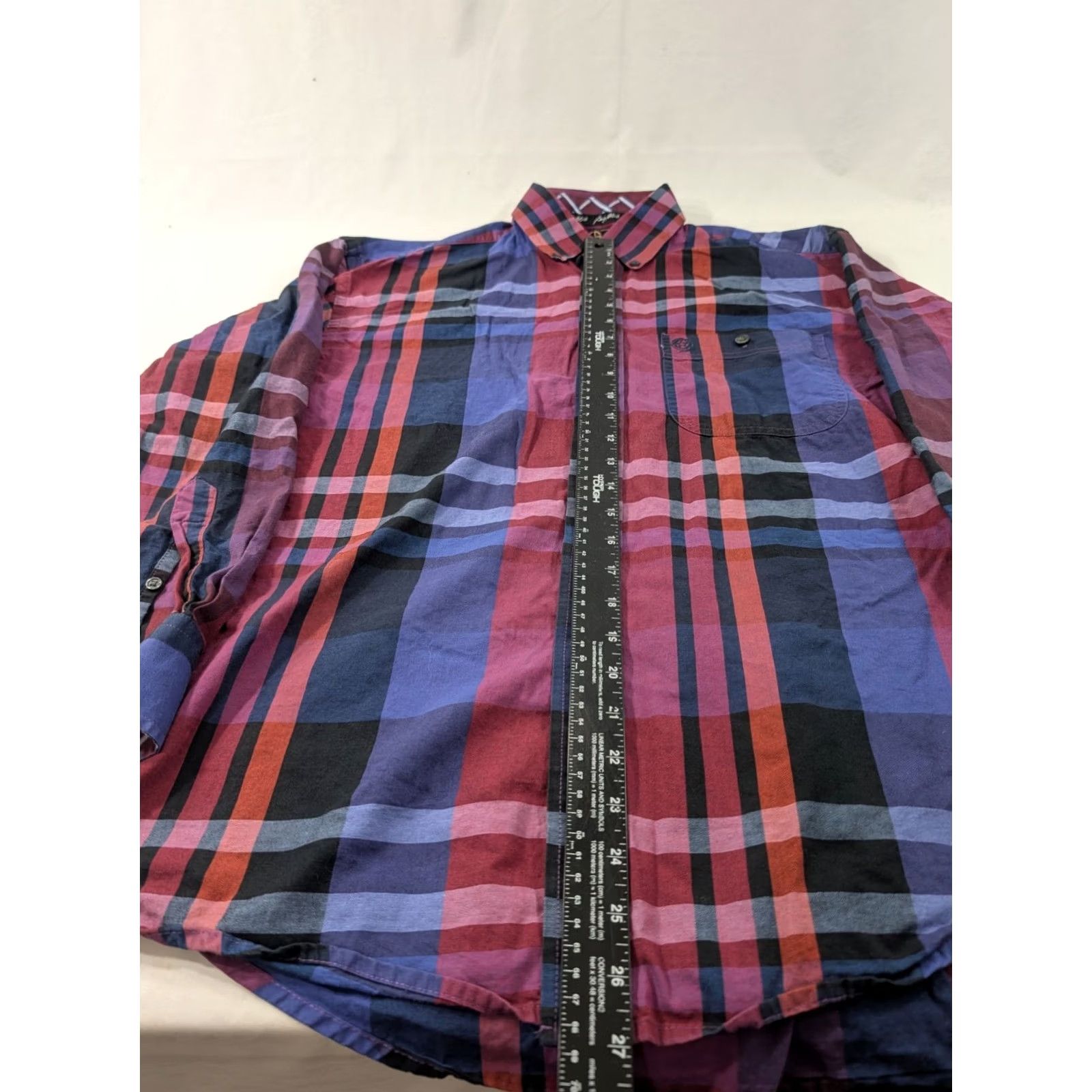 Wrangler Wrangler Shirt Mens M Red George Strait Men Sleeve Plaid Western Button Front Size US M / EU 48-50 / 2 - 5 Thumbnail