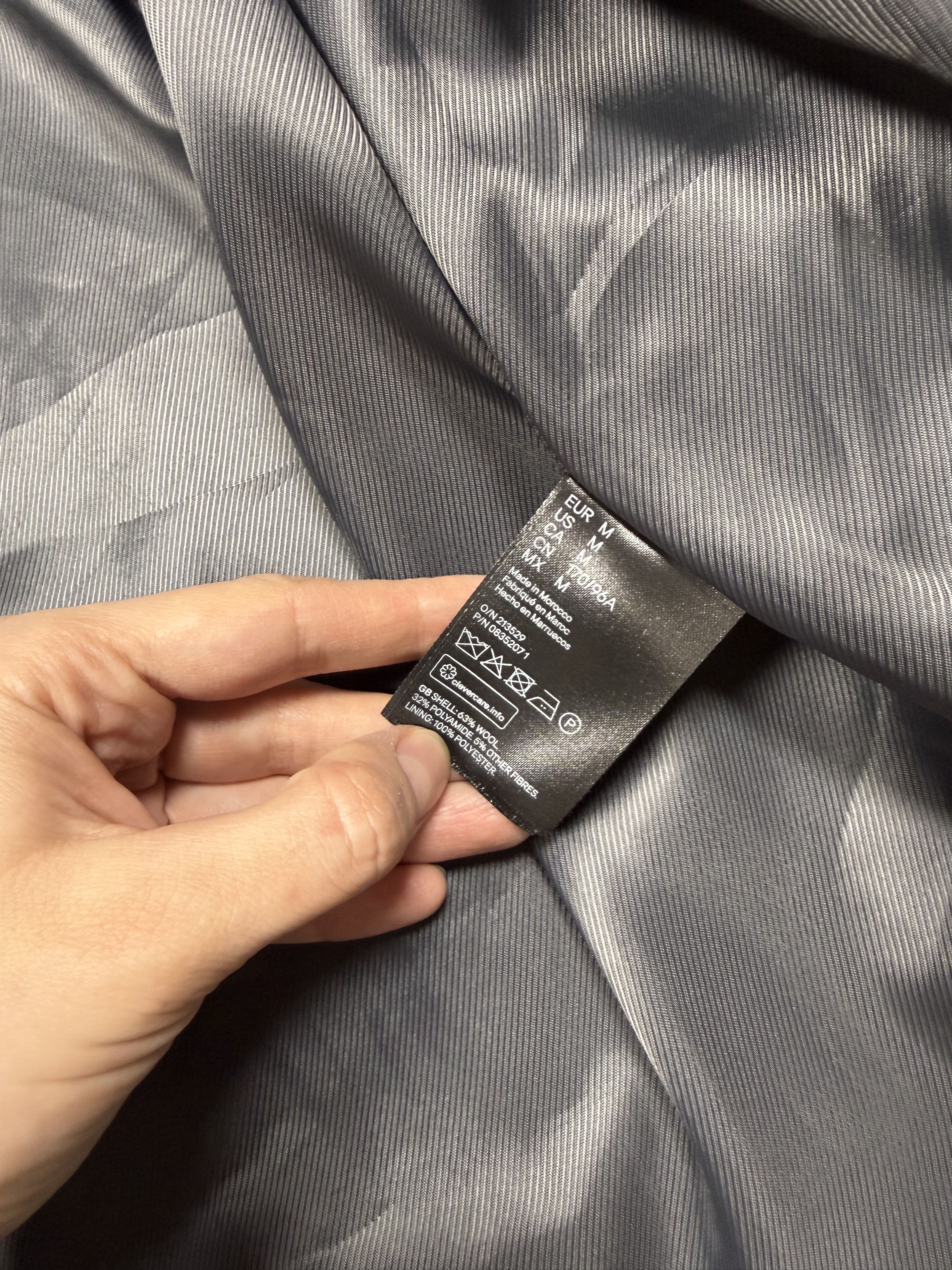 H&M H&m Х Manteco Wool Overshirt Gray (M) Size M / US 6-8 / IT 42-44 - 8 Thumbnail