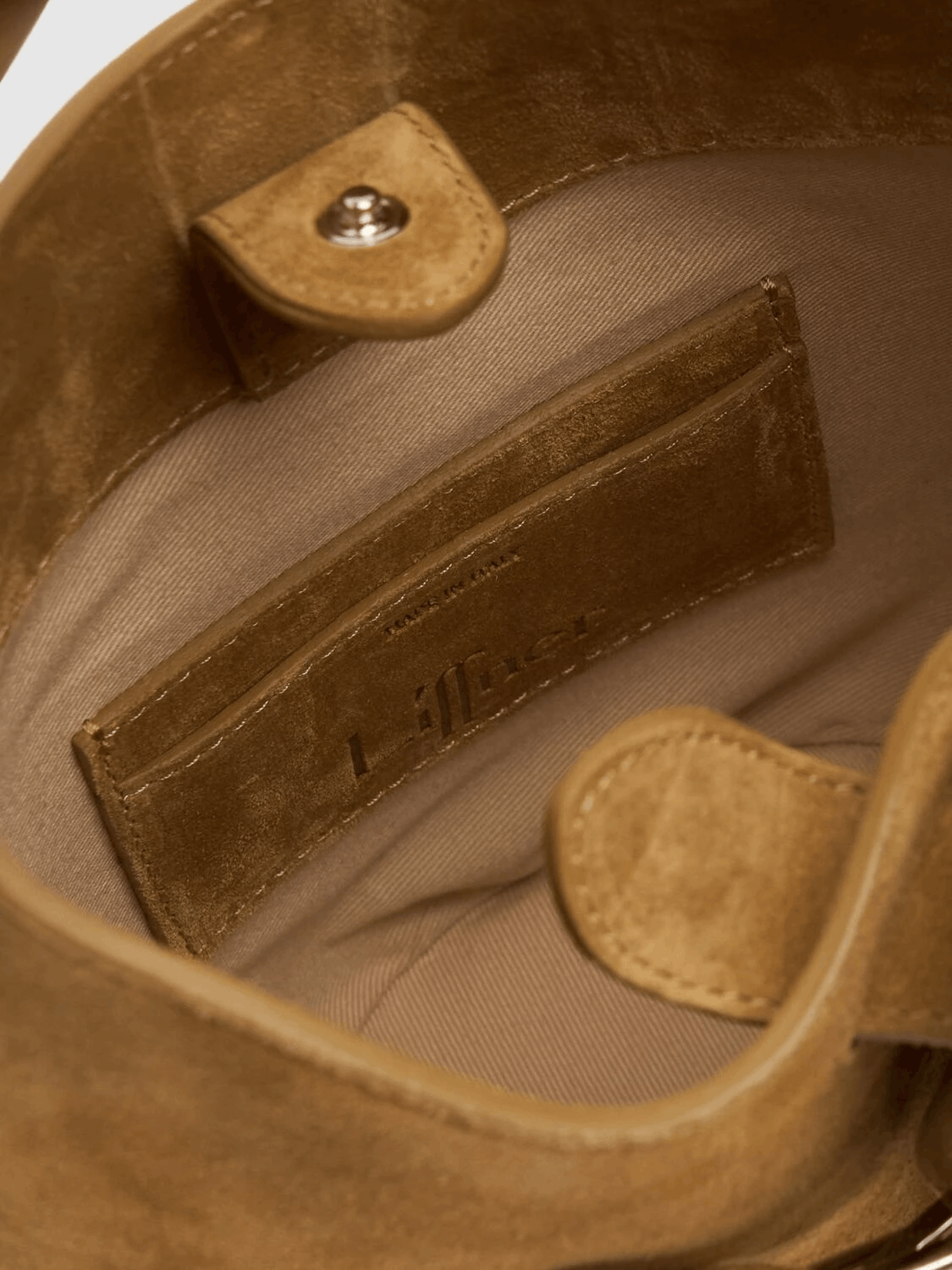 Liffner LIFFNER Belted Mini Beige Suede Bucket Bag New & Authentic Size ONE SIZE - 4 Thumbnail
