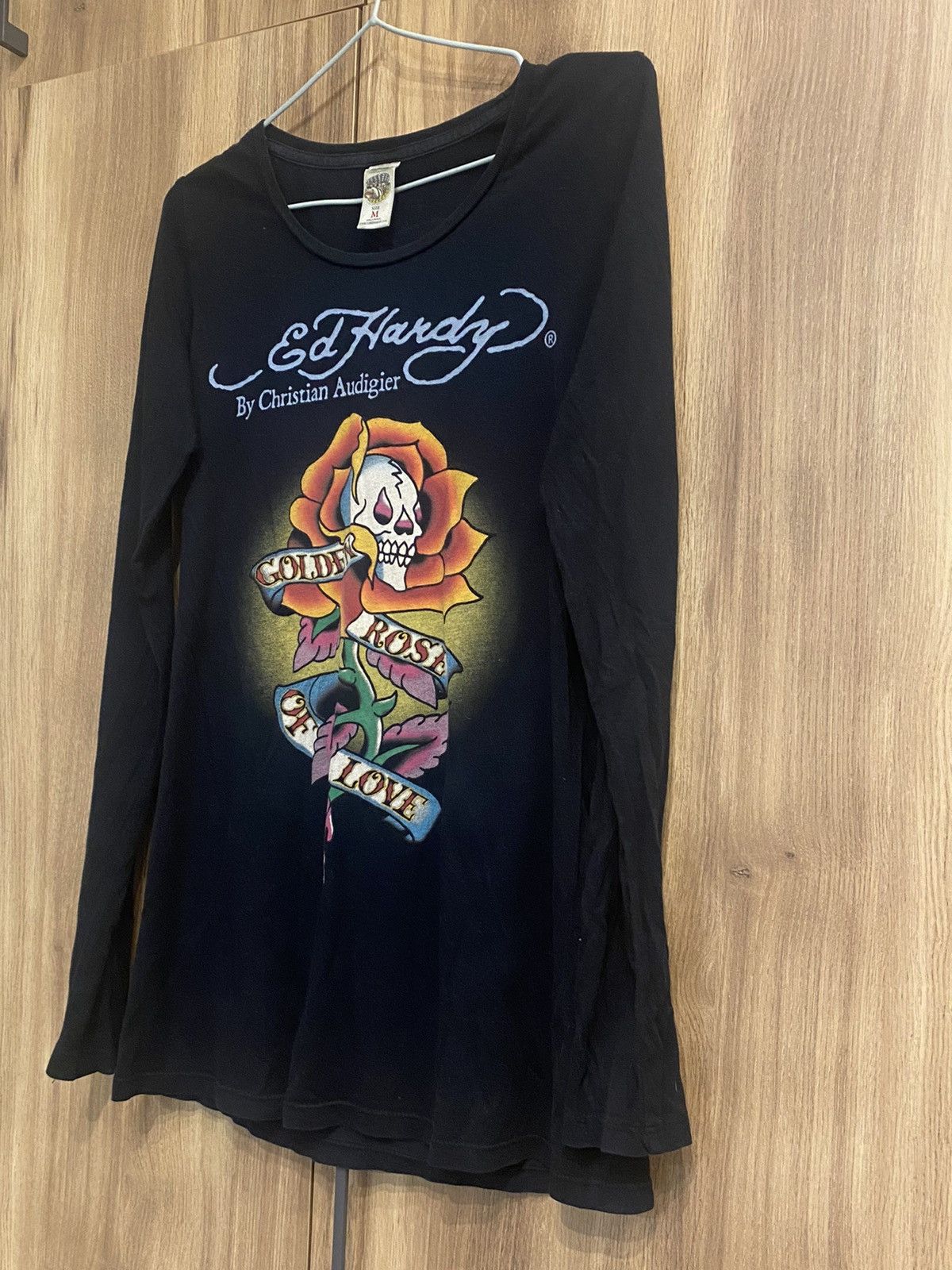 Christian Audigier Made in USA vintage collector’s Ed Hardy long sleeve. Size US M / EU 48-50 / 2 - 1 Thumbnail