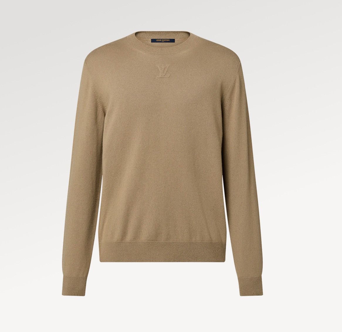 Louis Vuitton Embossed LV Cashmere Crewneck