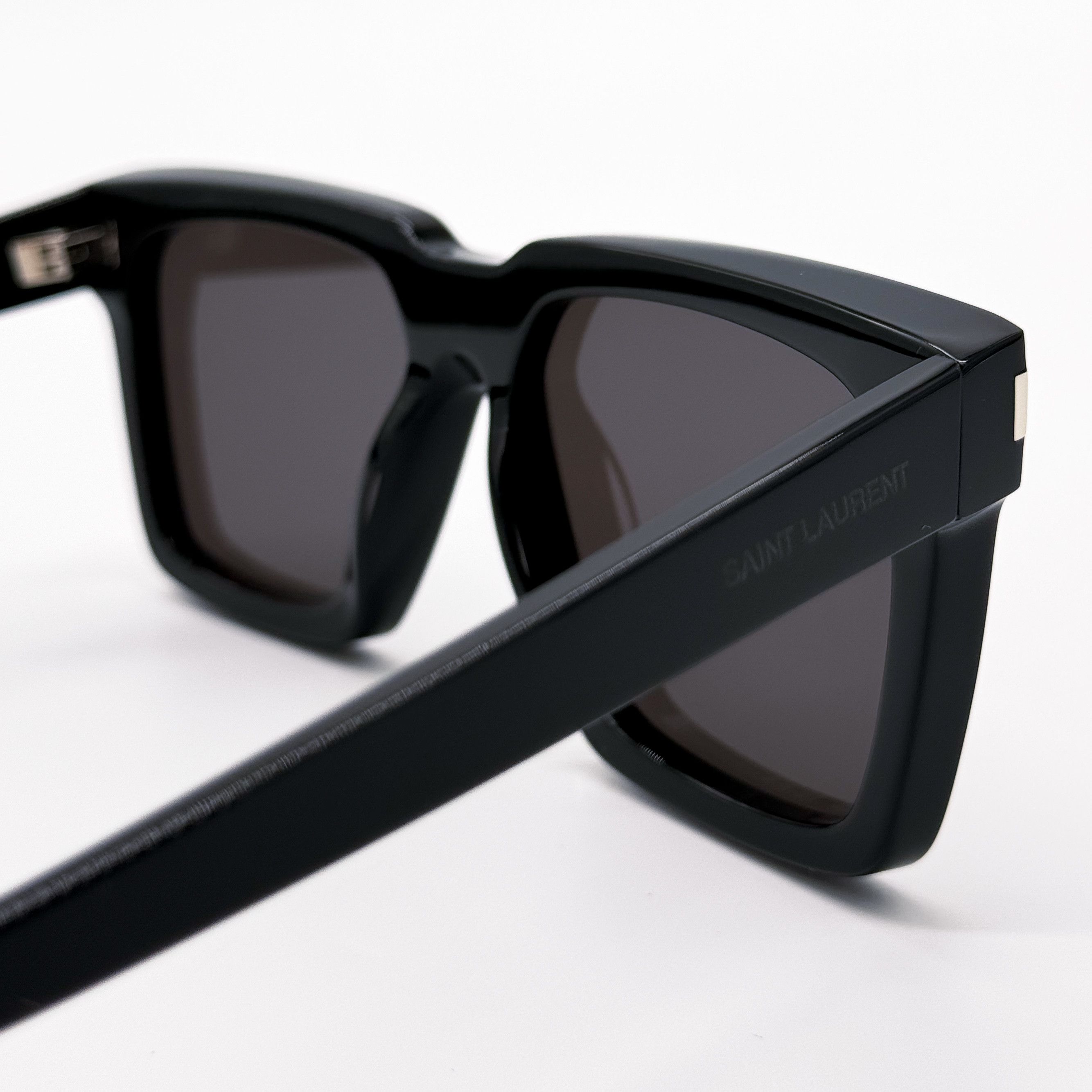 Saint Laurent Paris NEW SAINT LAURENT SL610 001 SQUARE BLACK Size ONE SIZE - 5 Thumbnail