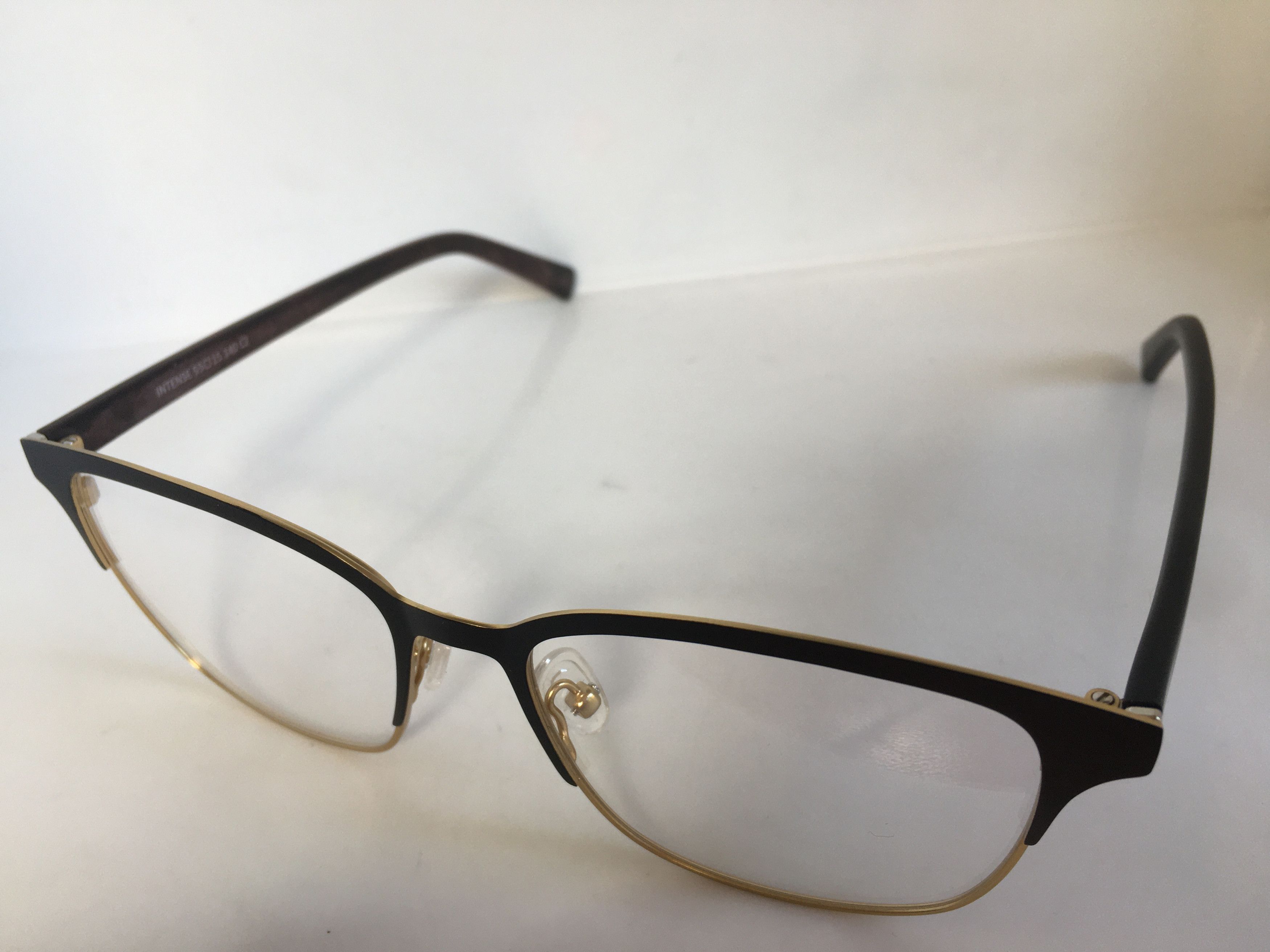 Other Eyebuydirect intense BlackGold Square Eyeglasses Frame Size ONE SIZE - 3 Thumbnail