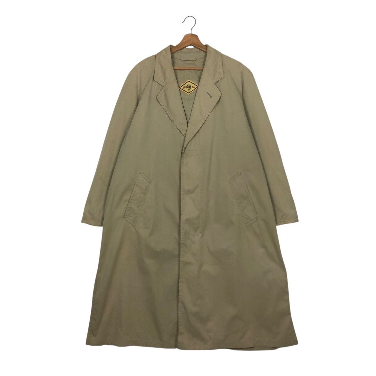 Hugo Boss Vintage Hugo Boss Utility Trench — Clean Beige Drape Size US M / EU 48-50 / 2 - 2 Thumbnail