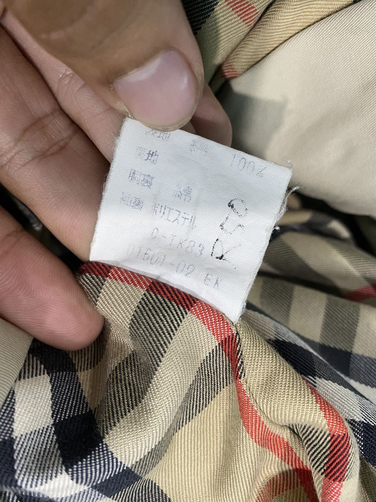 Burberry Vtg Burberry Double Breasted Nova Check Trench Coat Size S / US 4 / IT 40 - 13 Thumbnail