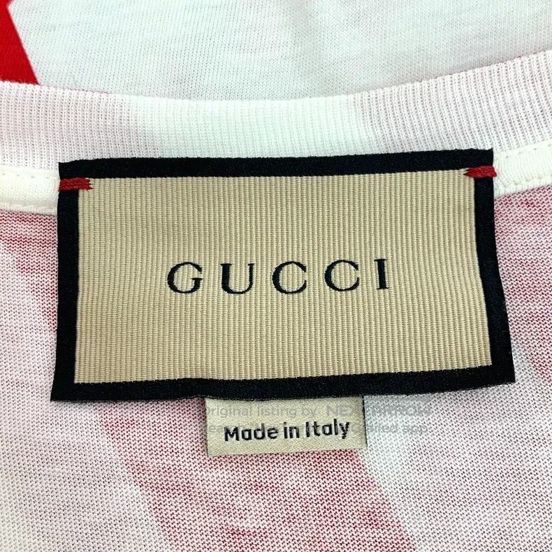 Gucci Gucci Colour-blocked logo letter print striped cotton roun Size XS / US 0-2 / IT 36-38 - 6 Thumbnail