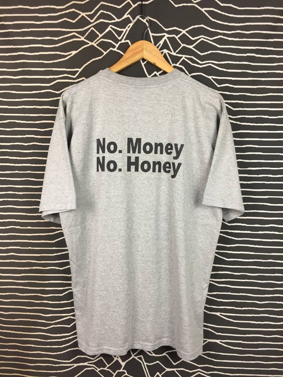 Vintage Vtg Funny T-Shirt No Money No Honey Graphic Tee Grey Size XL Size US XL / EU 56 / 4 - 7 Thumbnail