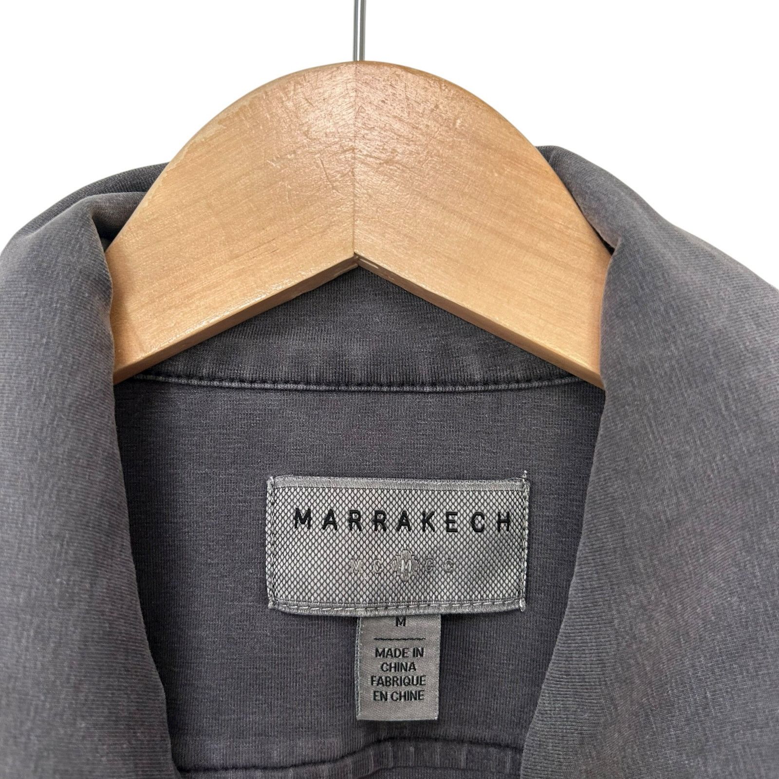 Anthropologie Anthropologie Marrakech Gray Moto Jacket Sz M Size M / US 6-8 / IT 42-44 - 2 Thumbnail