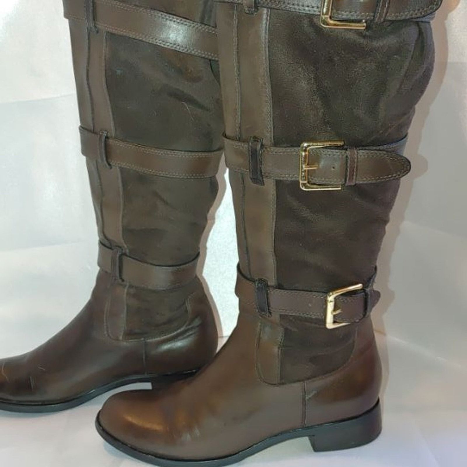 Cole Haan Cole Haan Air Avalon Triple Buckle Tall Boots Size 7.5B Size US 7.5 / IT 37.5 - 3 Thumbnail