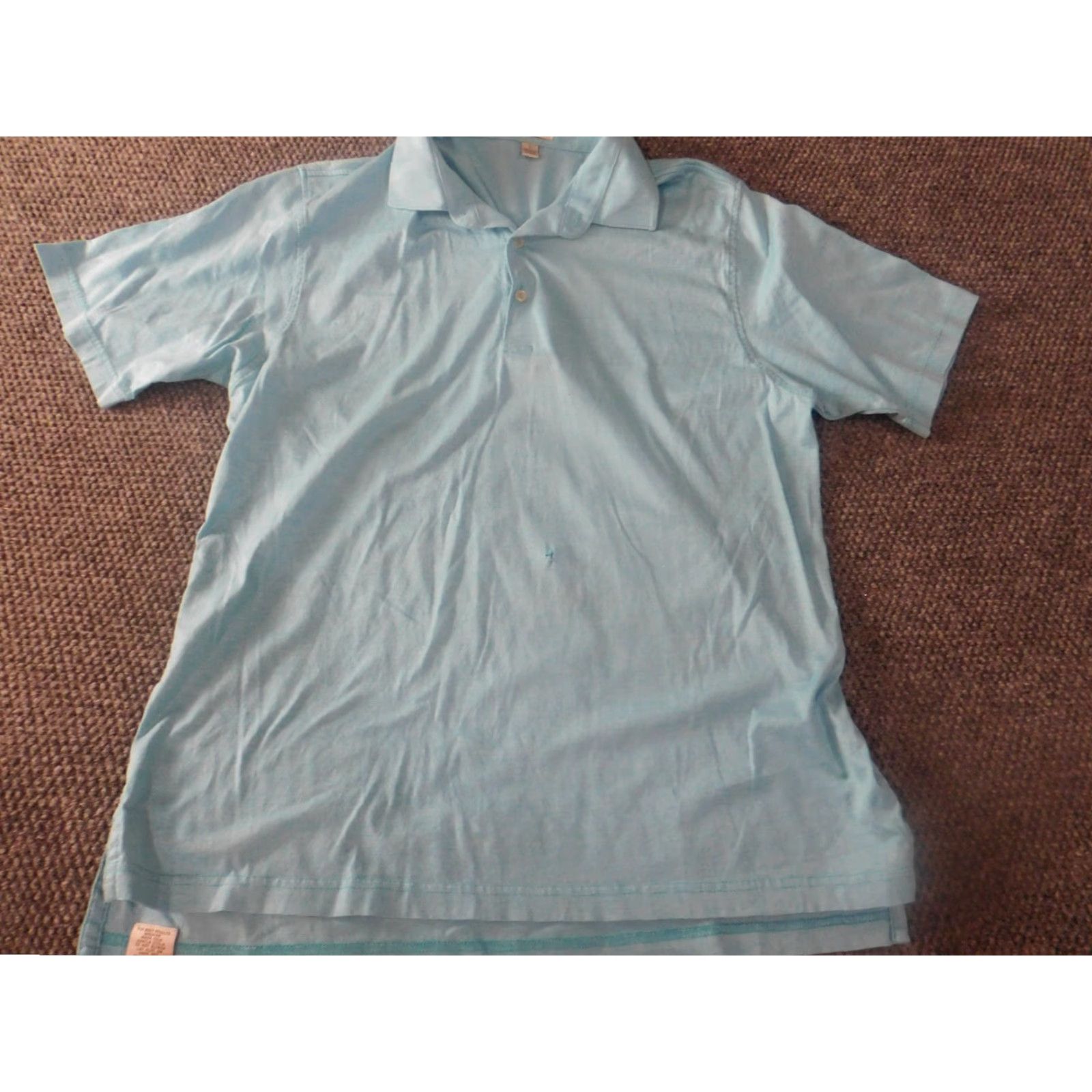 Peter Millar Peter Millar Polo Shirt Large Mens Blue stretch active golf classic Size US L / EU 52-54 / 3 - 2 Thumbnail