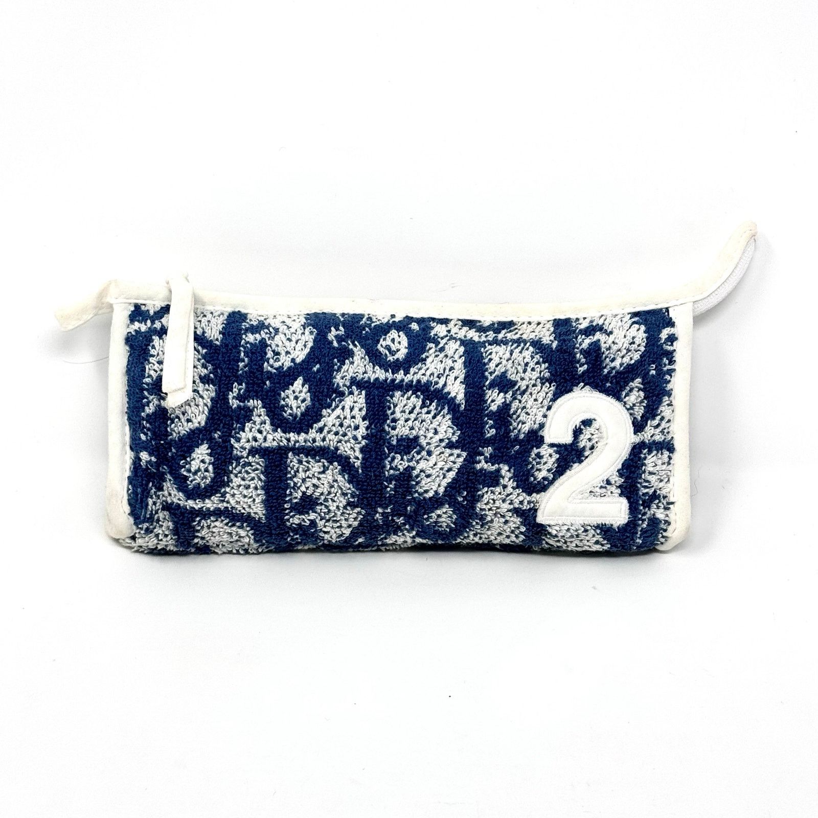 Dior Dior Oblique ‘2’ Terry Cloth Pouch Size ONE SIZE - 8 Thumbnail