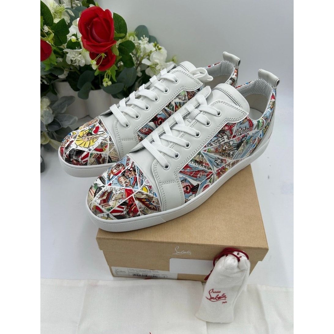 Christian Louboutin Christian Louboutin fun Louis Jr flat patent sneaker sz 47 Size US 14 / EU 47 - 2 Thumbnail