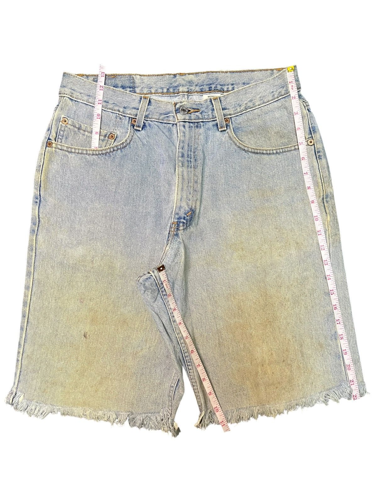 Levi's Vintage 90s Levis 550 Mud Wash Skate Jean Shorts Size US 32 / EU 48 - 7 Thumbnail