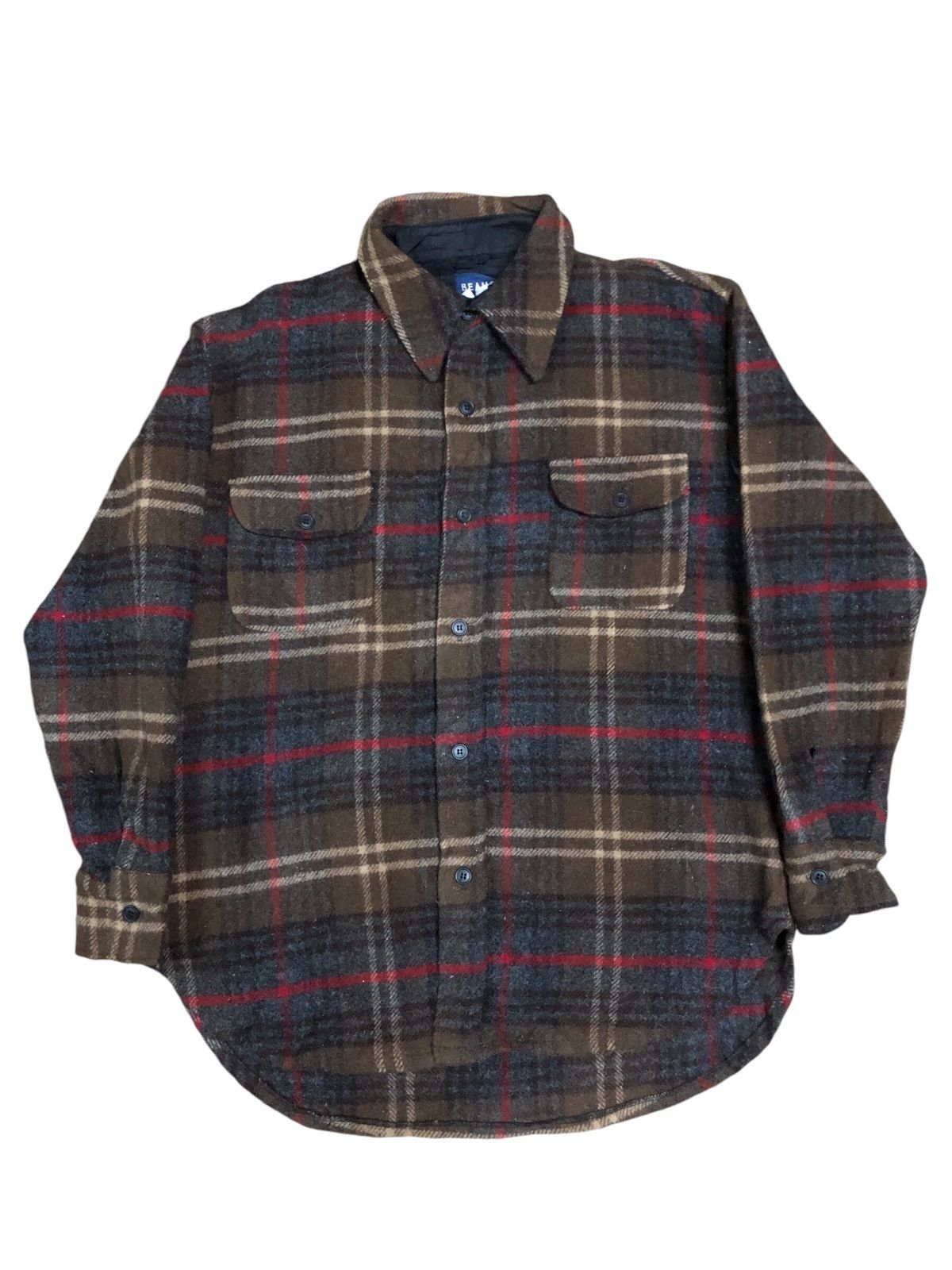 Beams Plus × Japanese Brand Beams Check Tartan Wool Jacket Size US L / EU 52-54 / 3 - 1 Thumbnail
