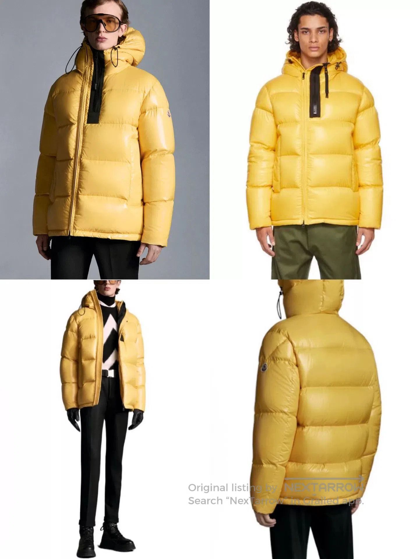 Moncler Moncler Guitry Asymmetric Hooded Down Jacket. Size US XL / EU 56 / 4 - 2 Thumbnail