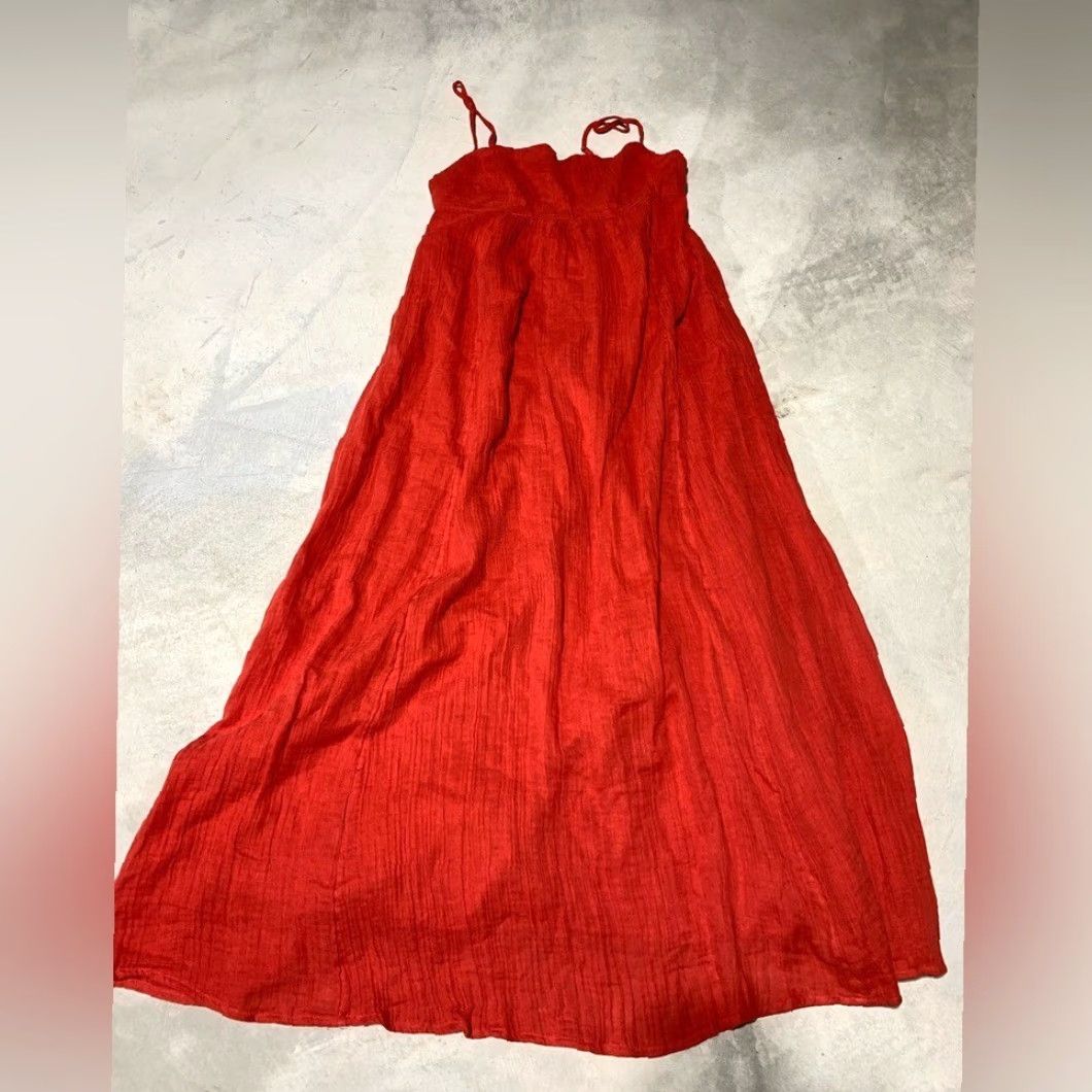 Abercrombie & Fitch Abercrombie & Fitch Maxi Dress NWT LT Large Regular Red Women Dress Maxi NWT L Red Women Size L / US 10 / IT 46 - 2 Thumbnail