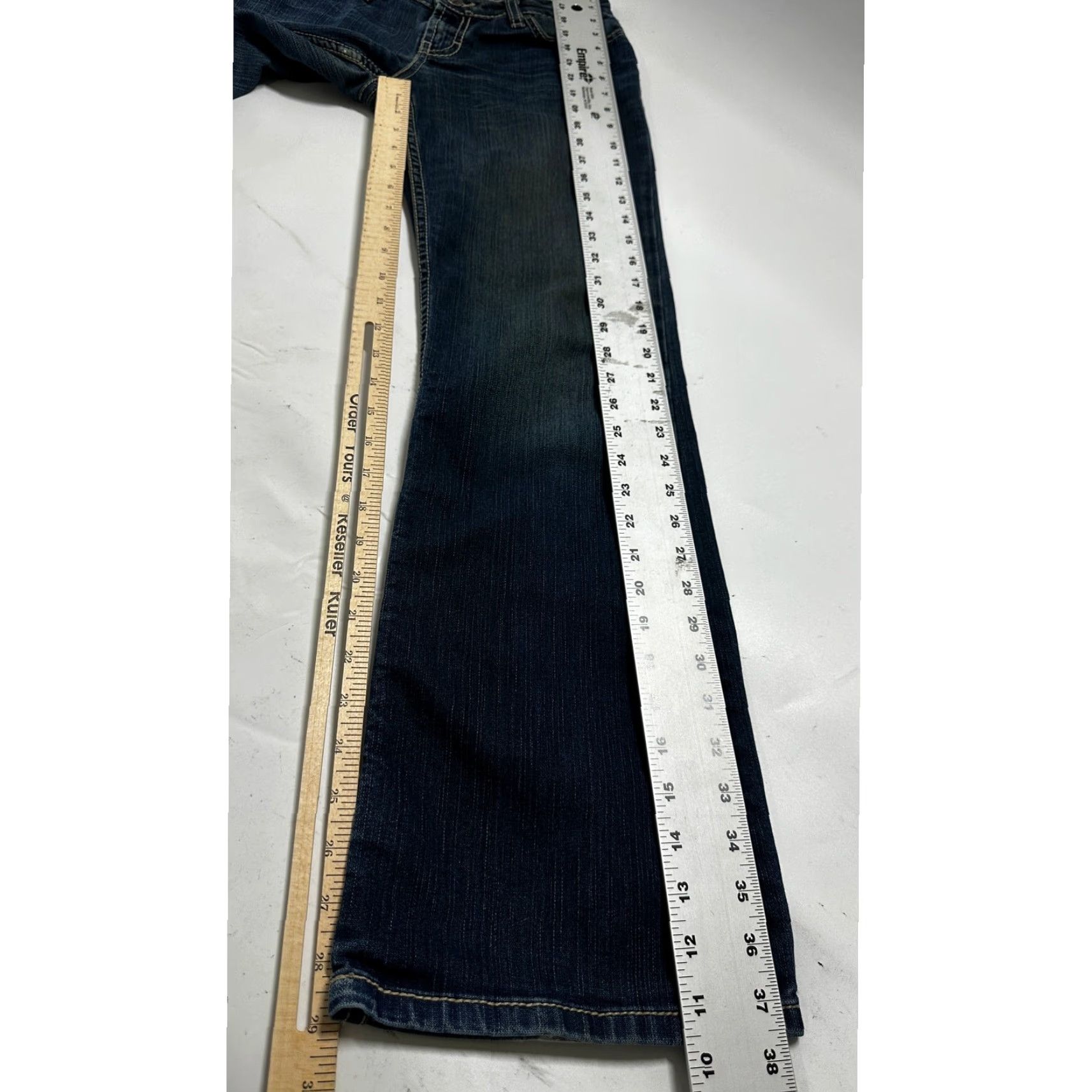 BKE VINTAGE BKE Jeans Women 27 Blue Denim Boots Bootcut Low Rise 29 in Inseam 5-Pocket Y2K"} Size 27" / US 4 / IT 40 - 5 Thumbnail