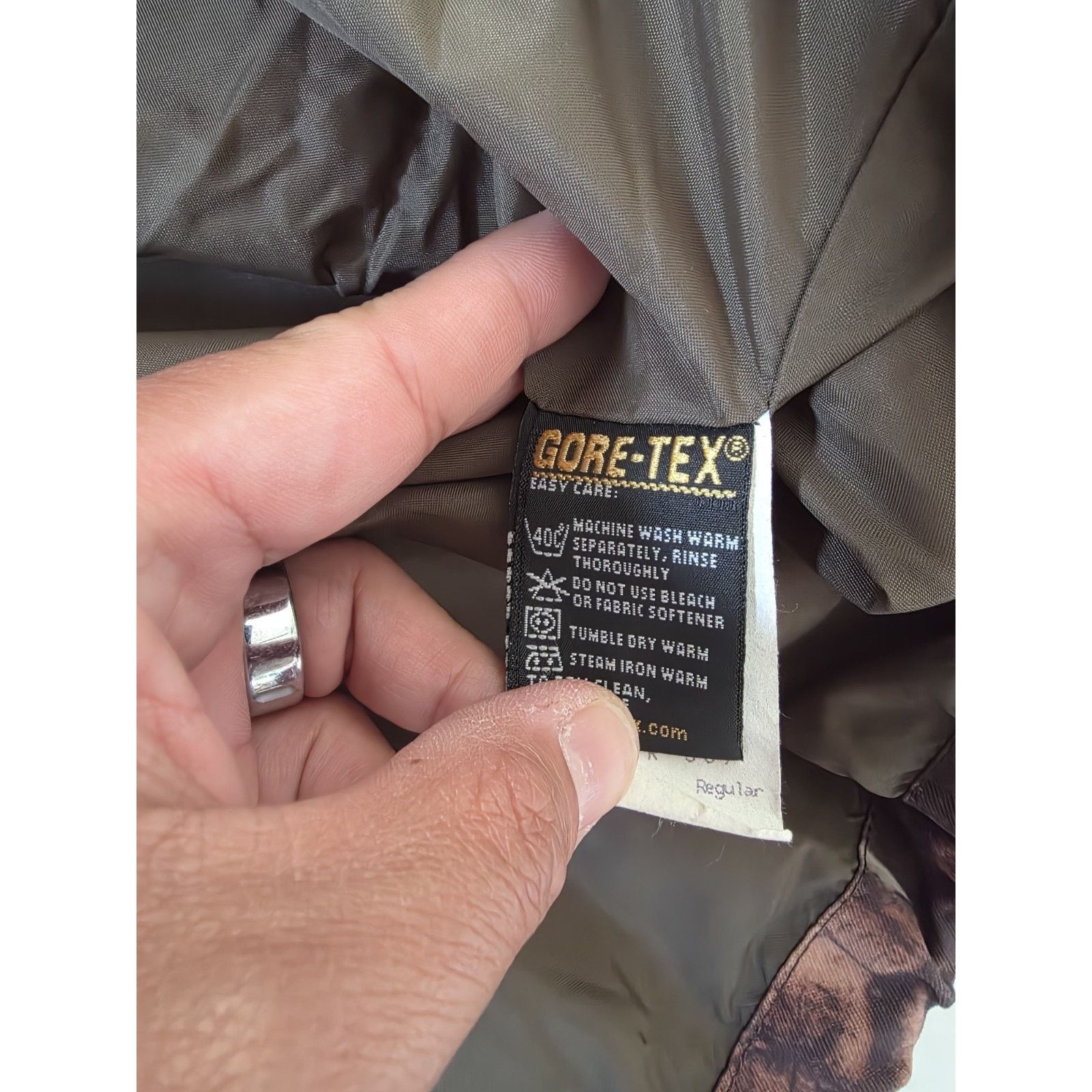 Cabelas Vintage Cabelas Jacket Mens Size XL Advantage Camo Gore-Tex Size US XL / EU 56 / 4 - 6 Thumbnail