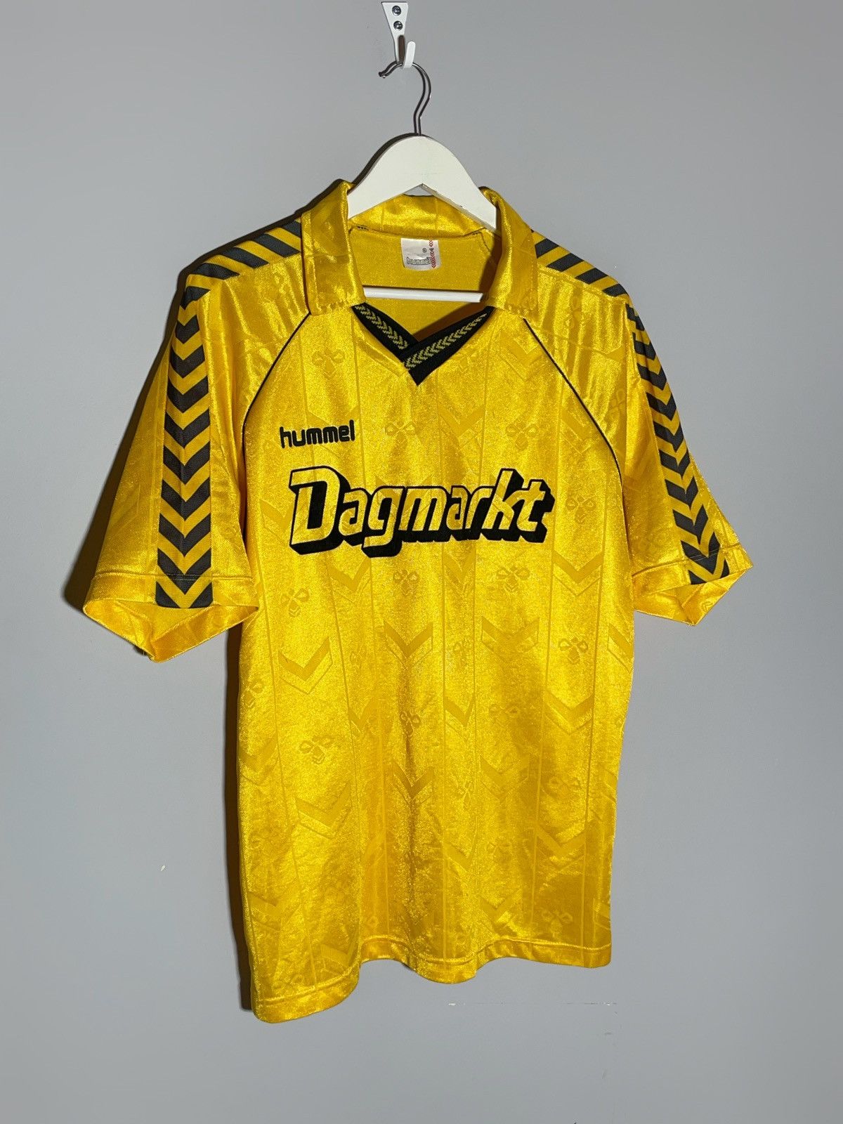 Hummel × Vintage Hummel Vintage 80-90’s Rare Football Shirt Soccer Jersey Size US XL / EU 56 / 4 - 2 Thumbnail
