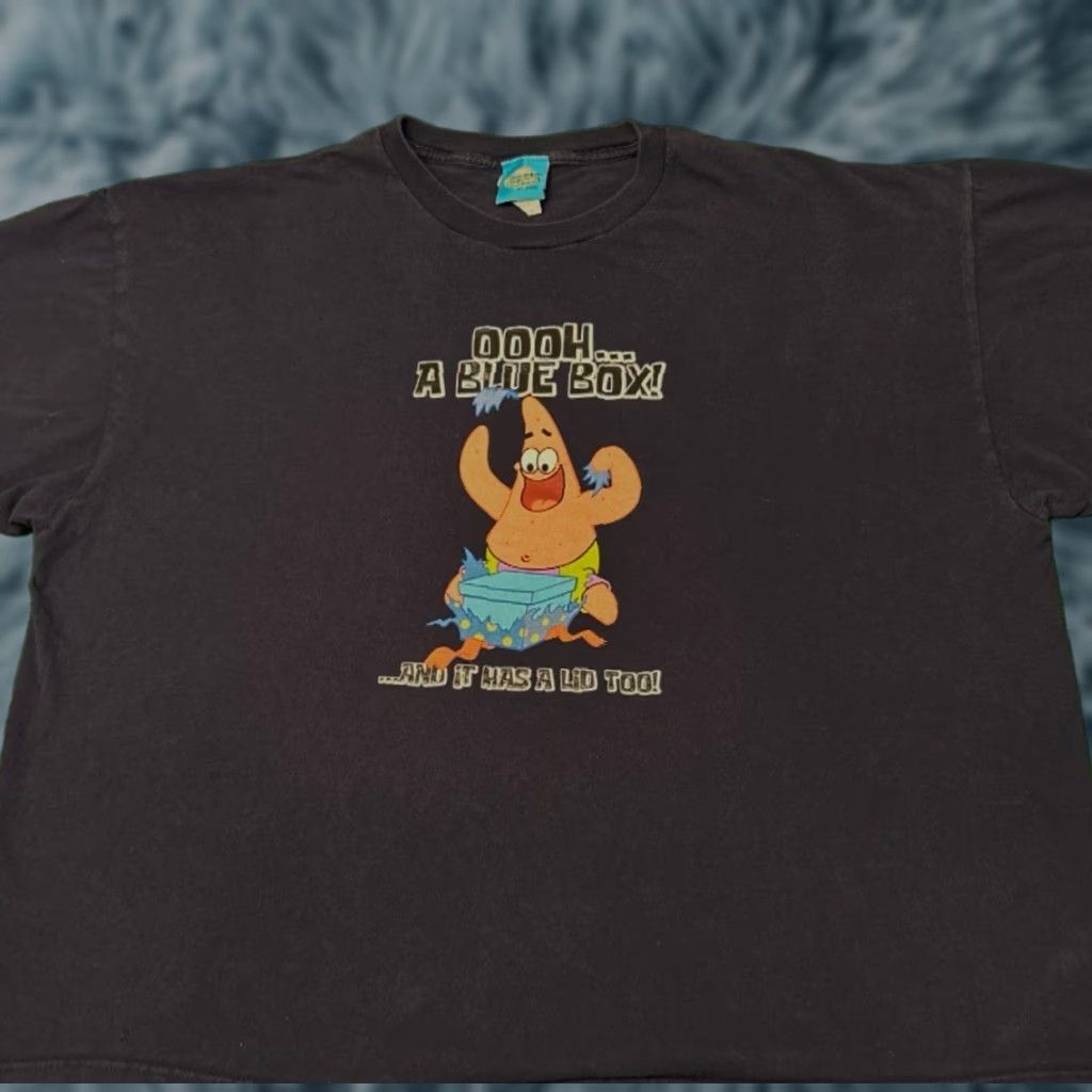 Vintage VINTAGE SpongeBob Patrick 90s Cartoon VTG Shirt Mens 3XL Blue Short Sleeve T-Shirt 2002 Y2K Patrick Star Mens Shirt Size US XXL / EU 58 / 5 - 1 Thumbnail